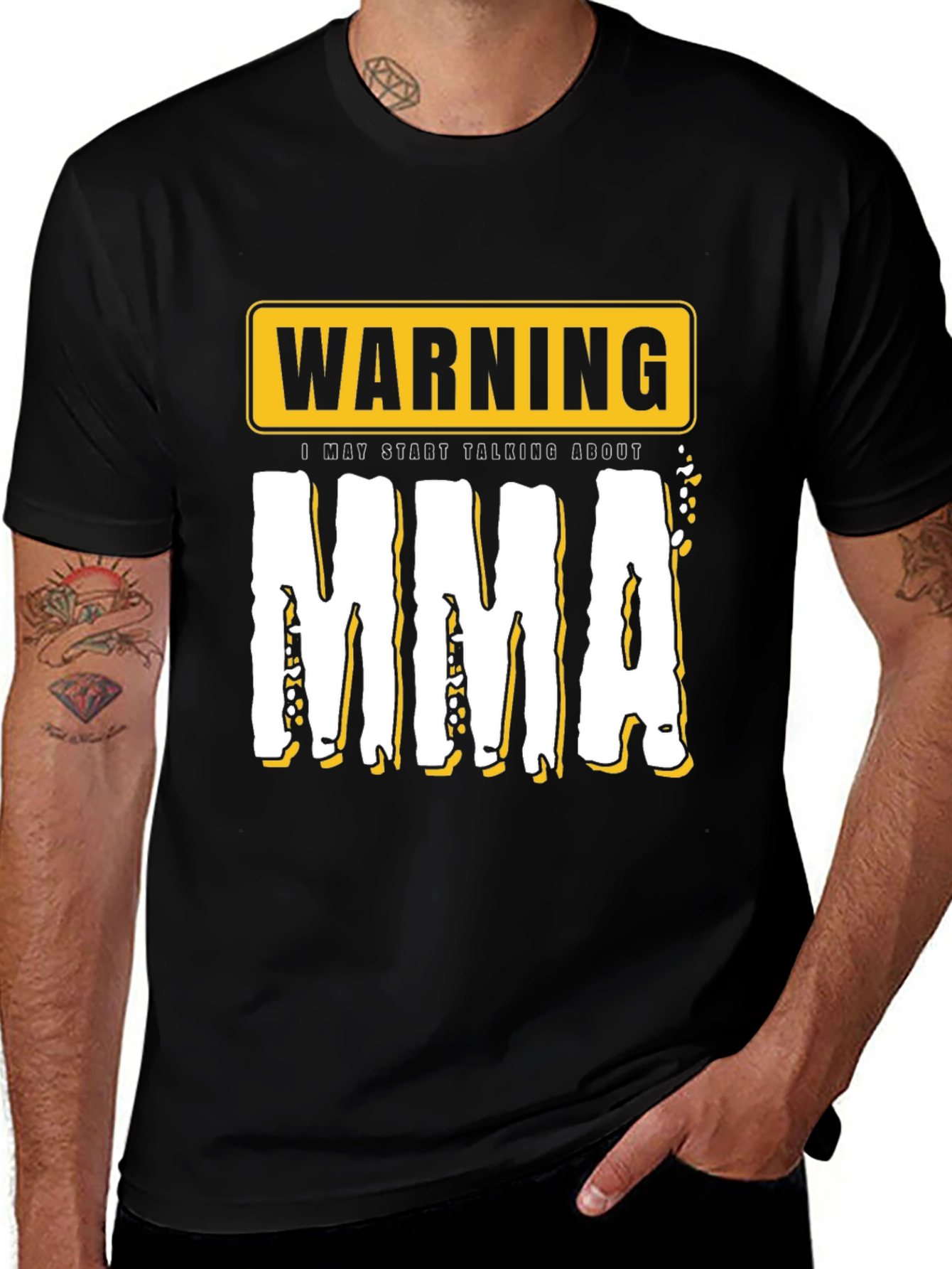 Warning MMA T-Shirt - Mixed Martial Arts Fan Tee