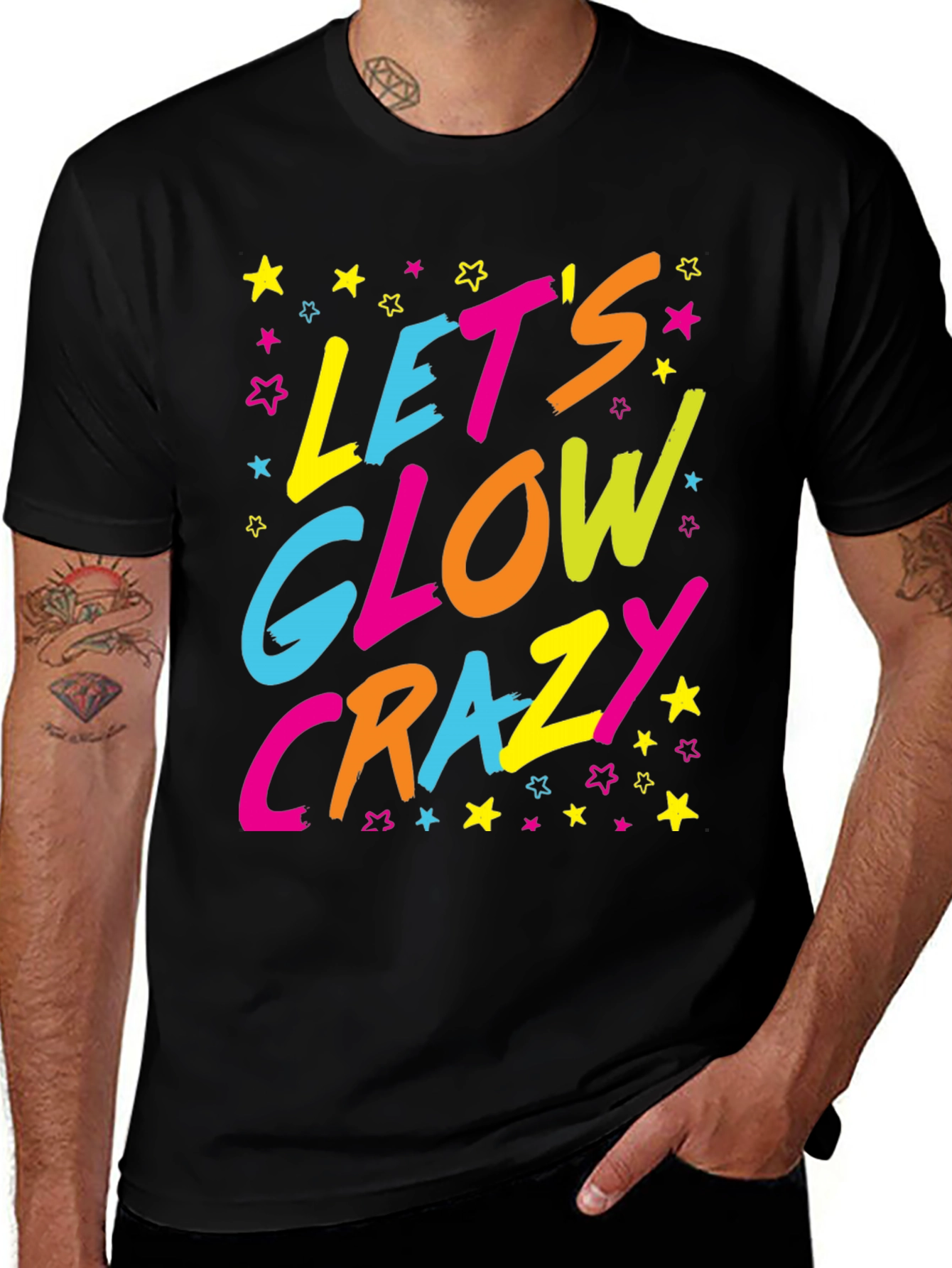 Let's Glow Crazy Graphic Tee