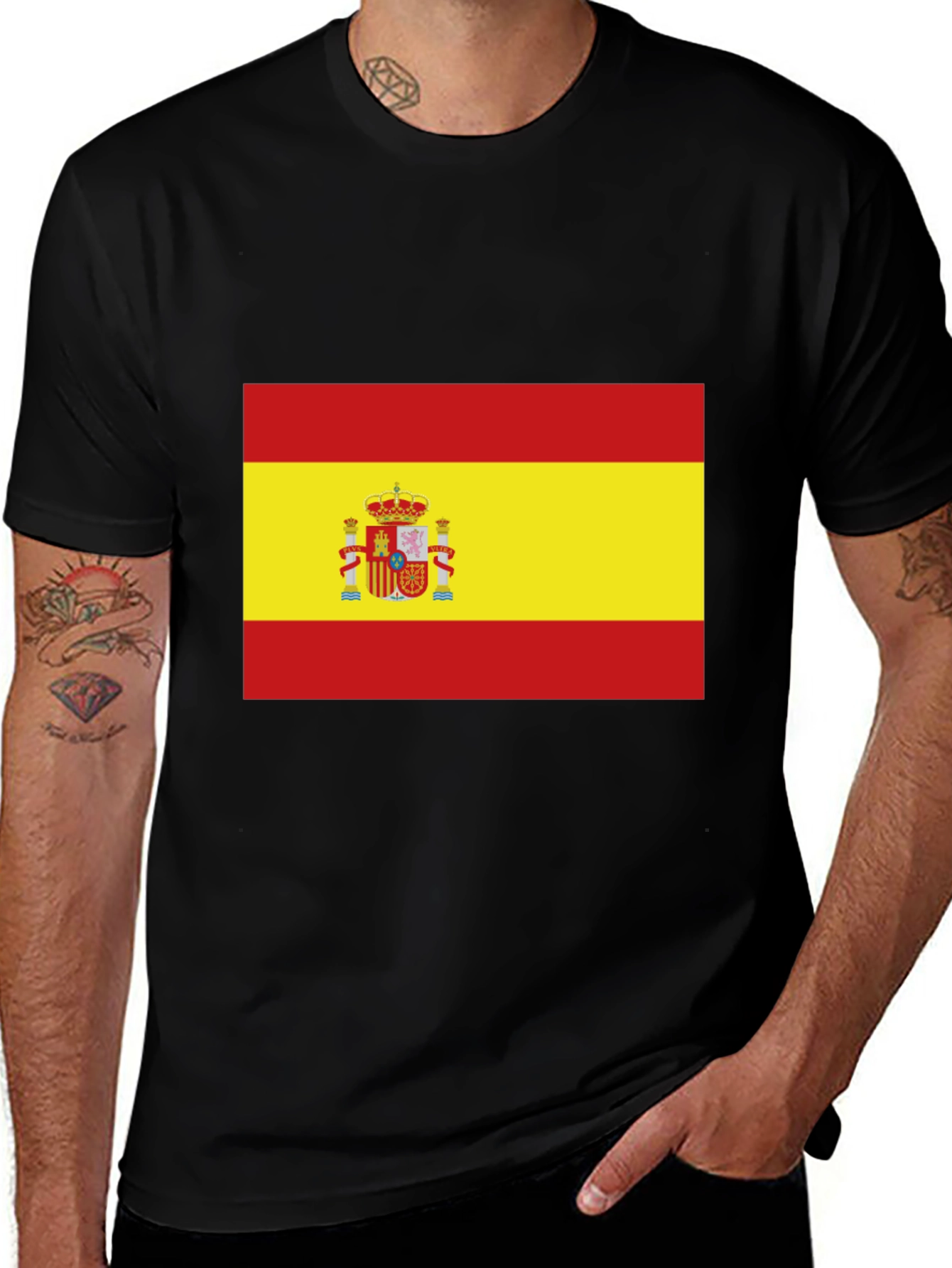 Spain Flag T-Shirt - National Pride Tee