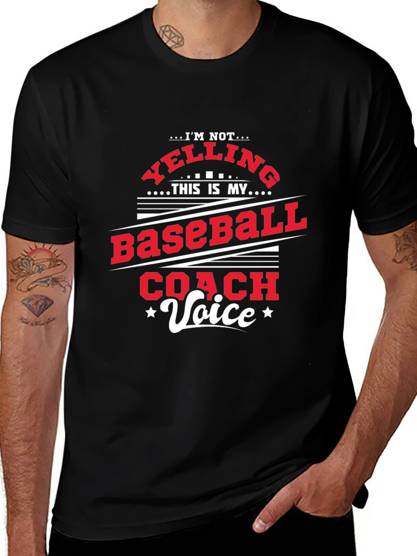 Variant 3 of Baseball Coach Voice T-Shirt