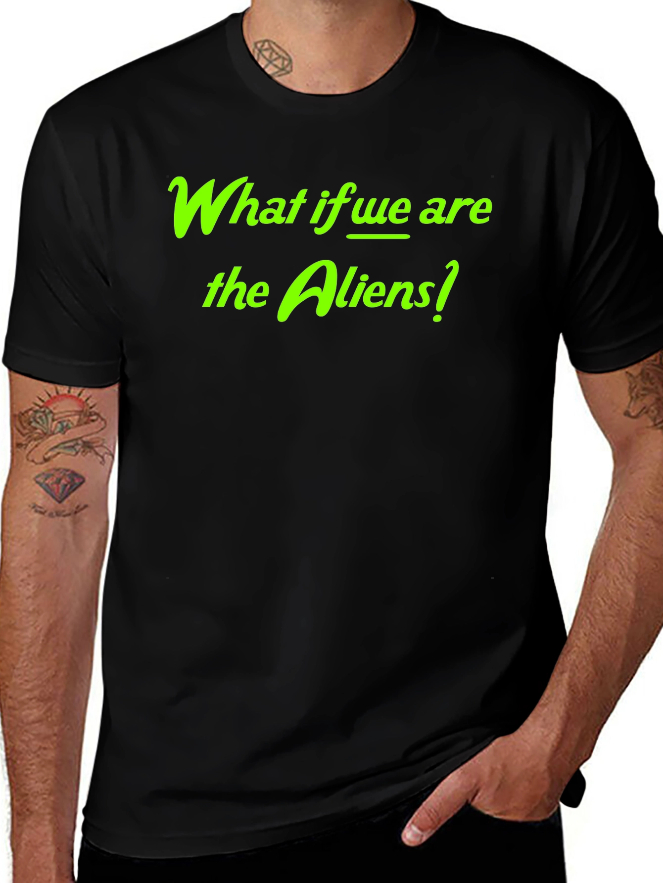 Variant 14 of What if We Are the Aliens? Graphic Tee