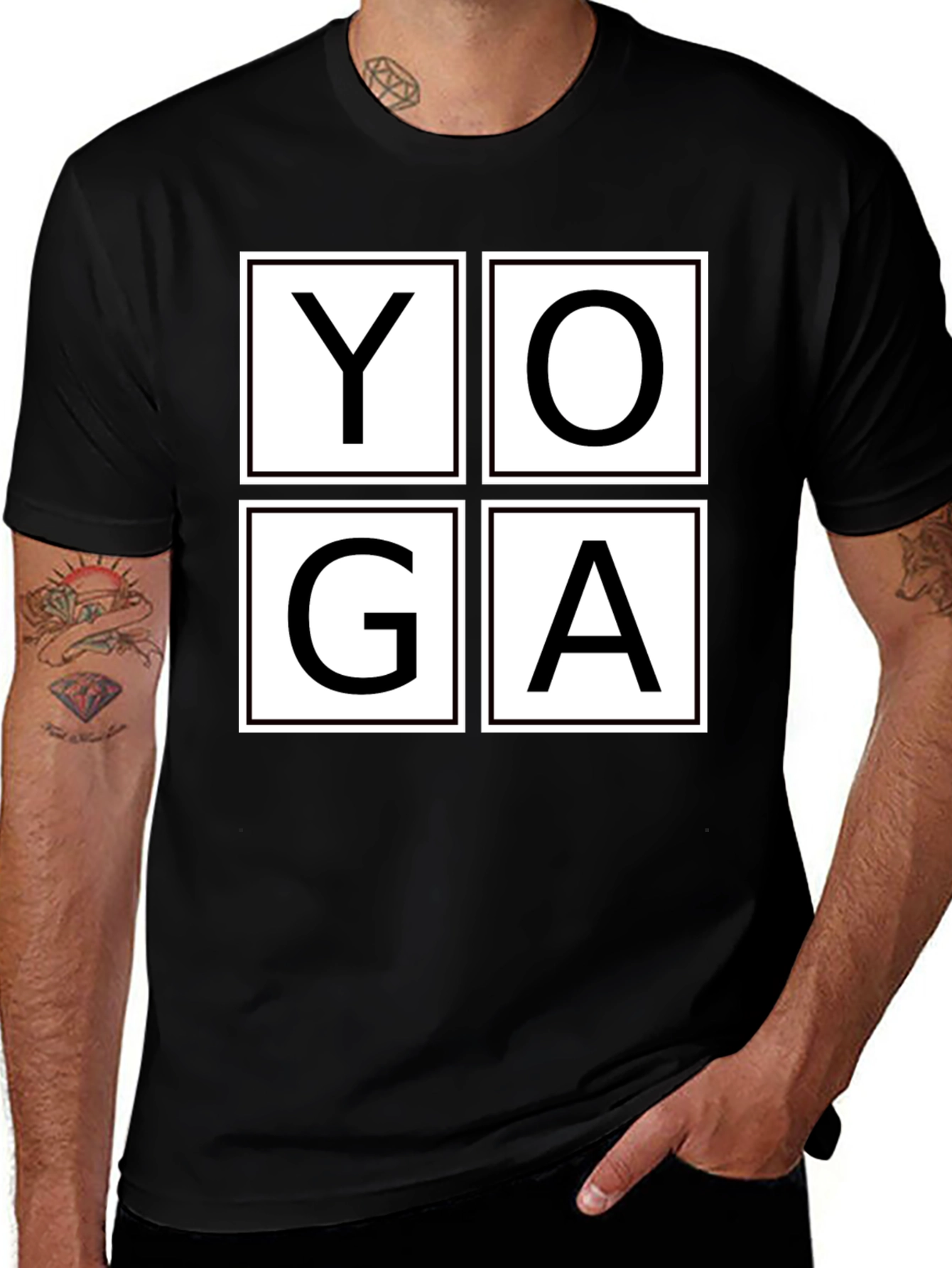Variant 22 of Yoga Graphic Print T-Shirt