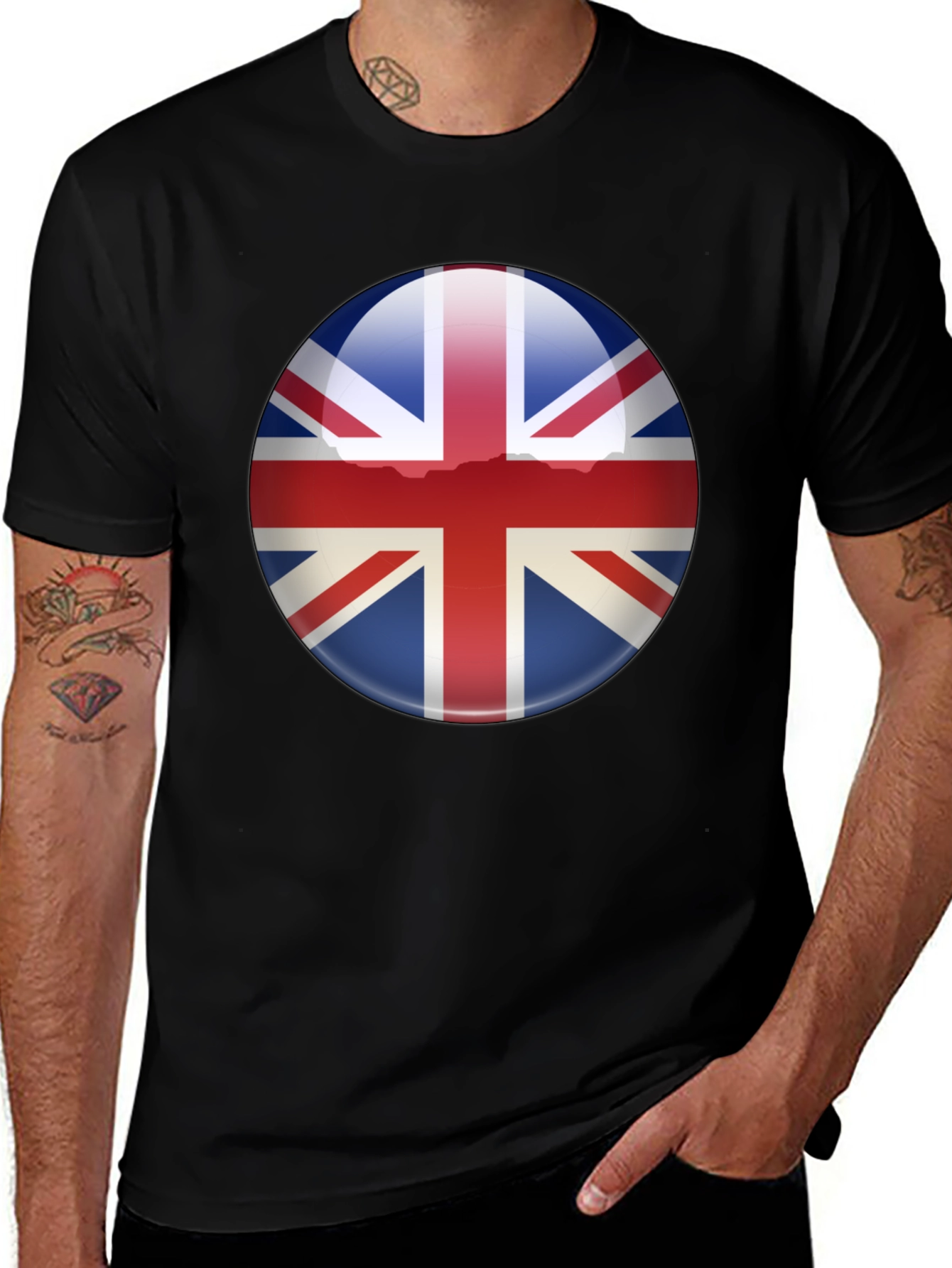 Union Jack Graphic Tee - Stylish British Pride
