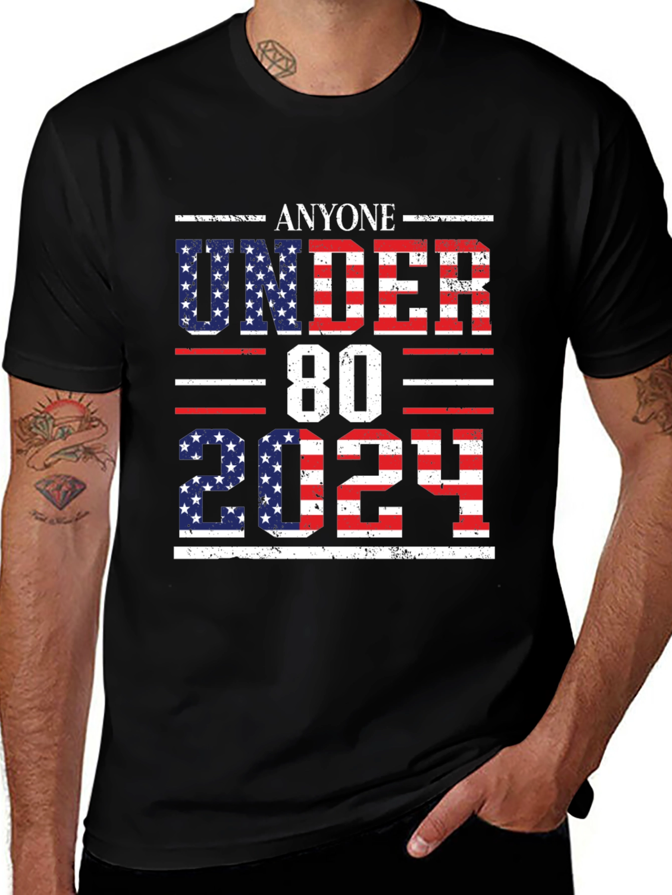 Variant 18 of Anyone Under 80 2024 T-Shirt