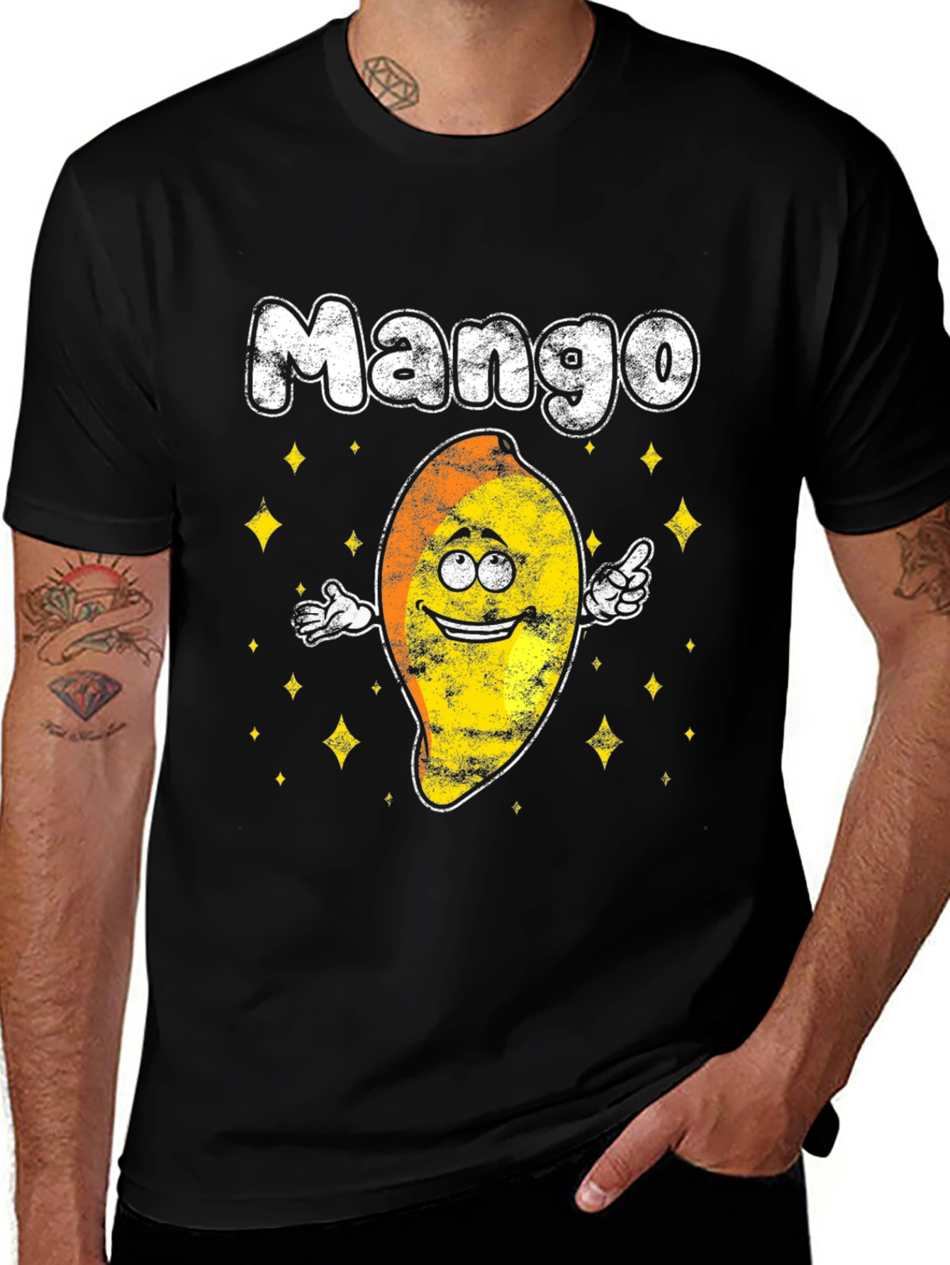 Variant 16 of Mango Cartoon T-Shirt - Fun Fruit Tee