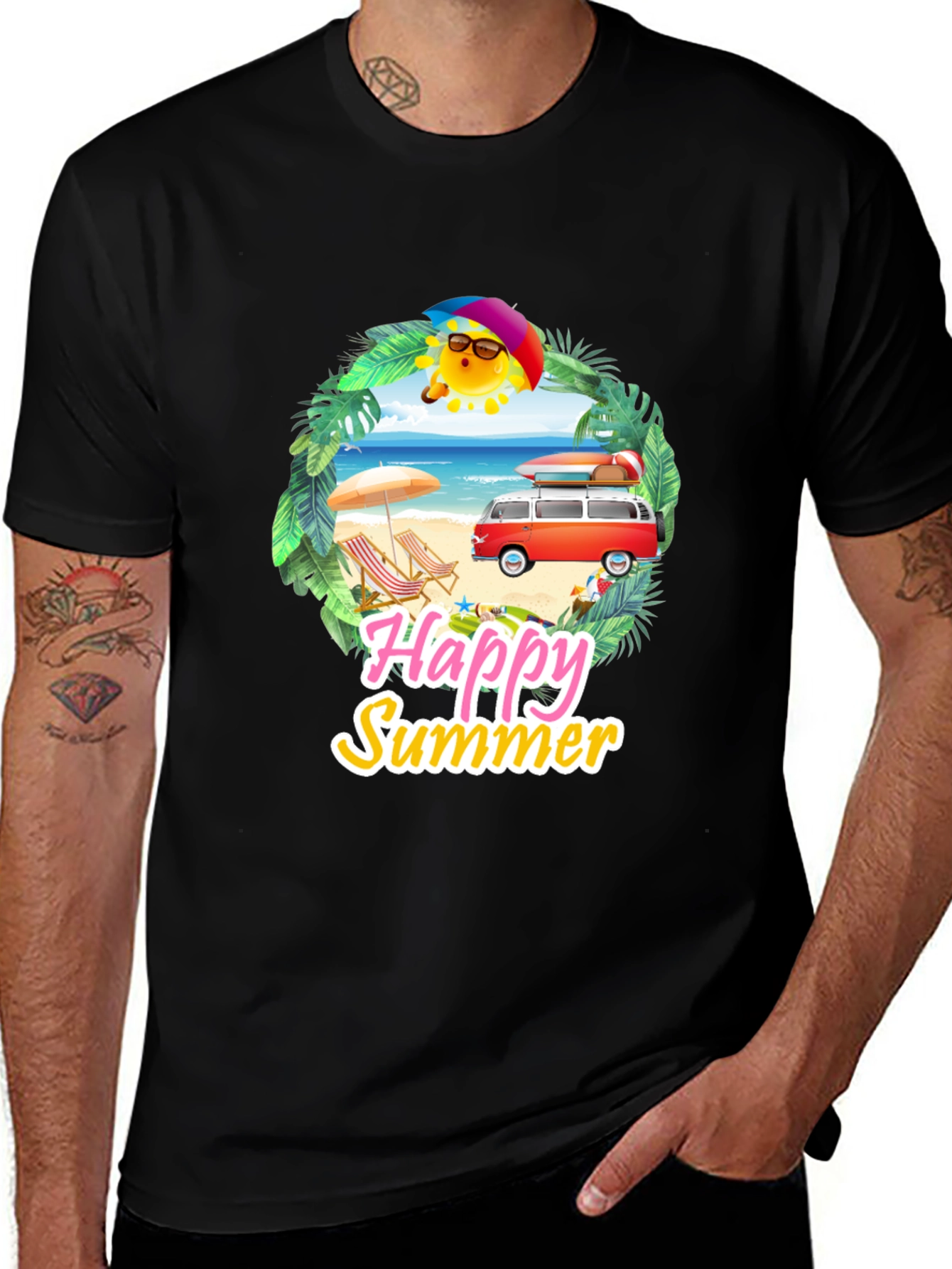Variant 15 of Happy Summer Graphic Tee