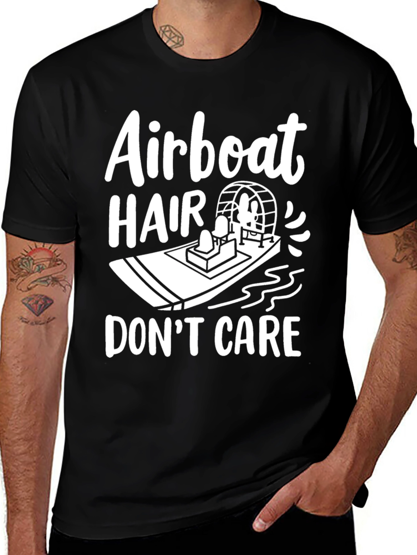 Airboat Hair Don't Care T-Shirt