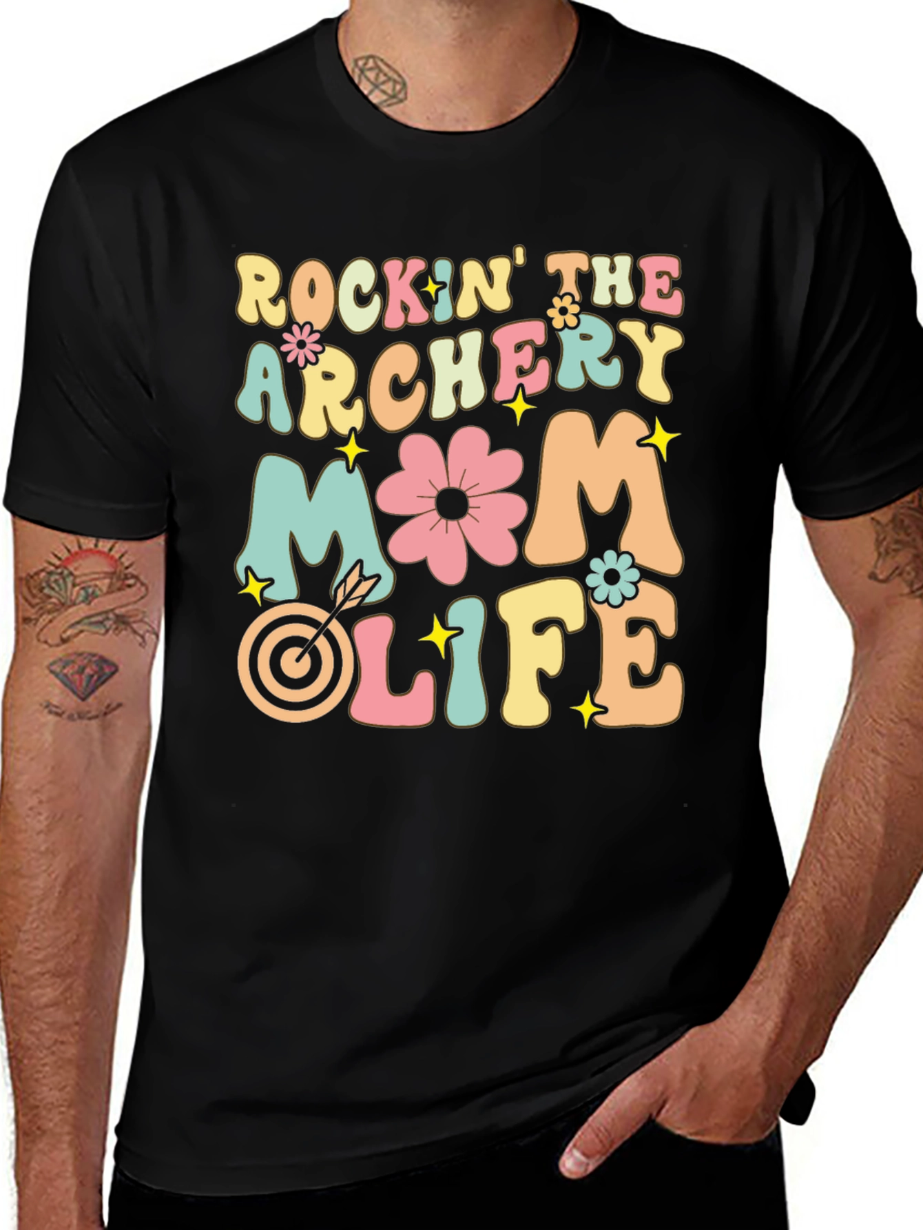 Variant 25 of Rockin' Archery Mom Life T-Shirt