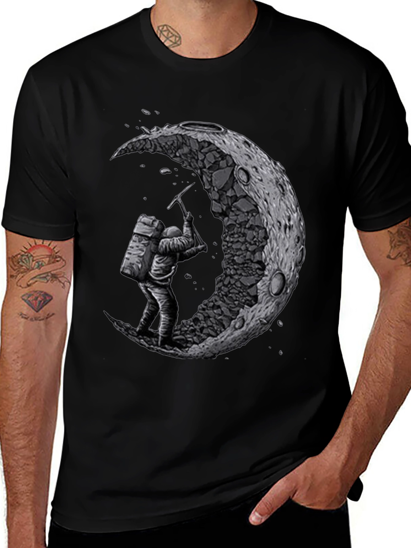 Variant 18 of Moon Miner Graphic Tee