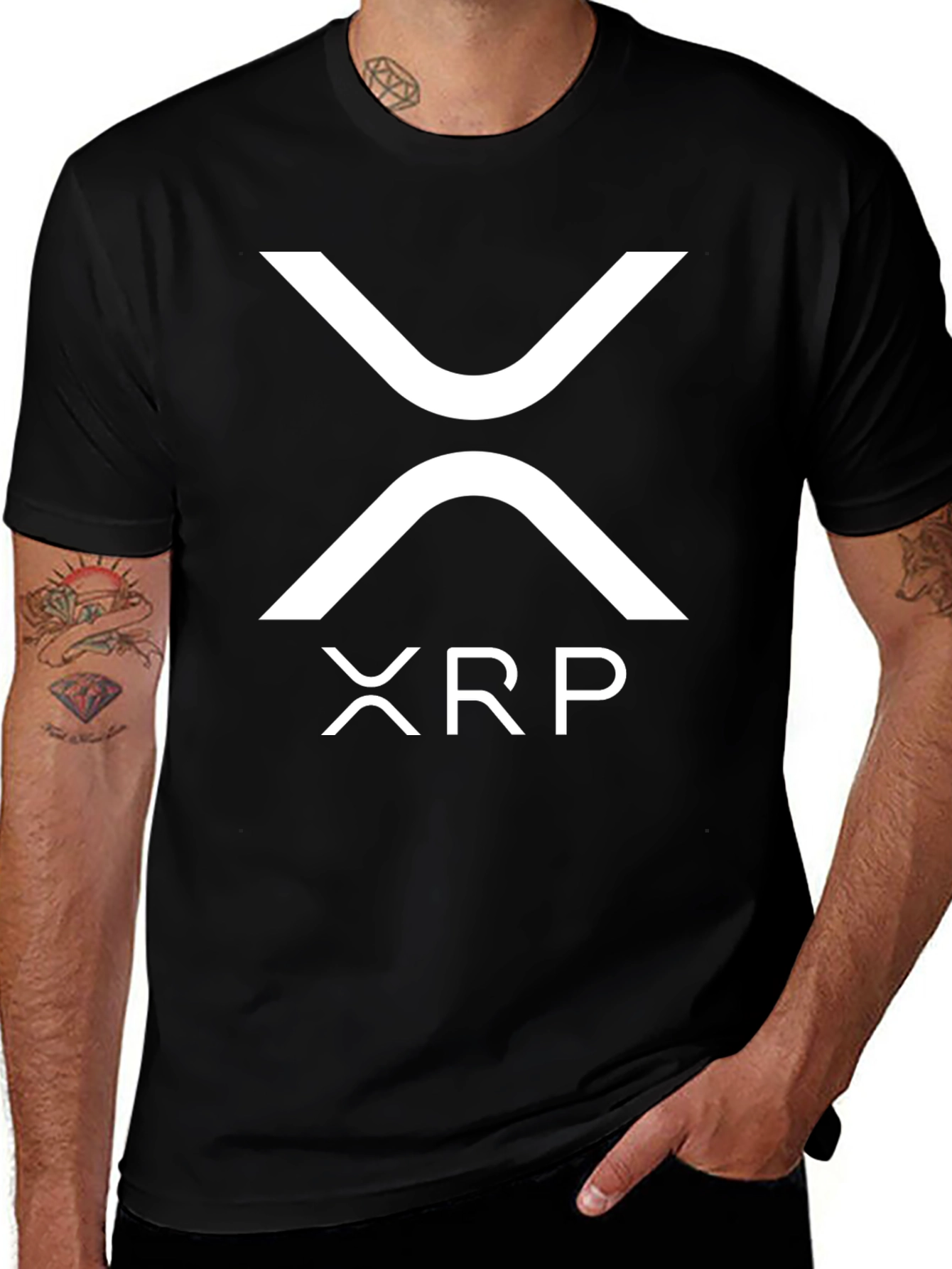 Ripple XRP Crypto T-Shirt - Black