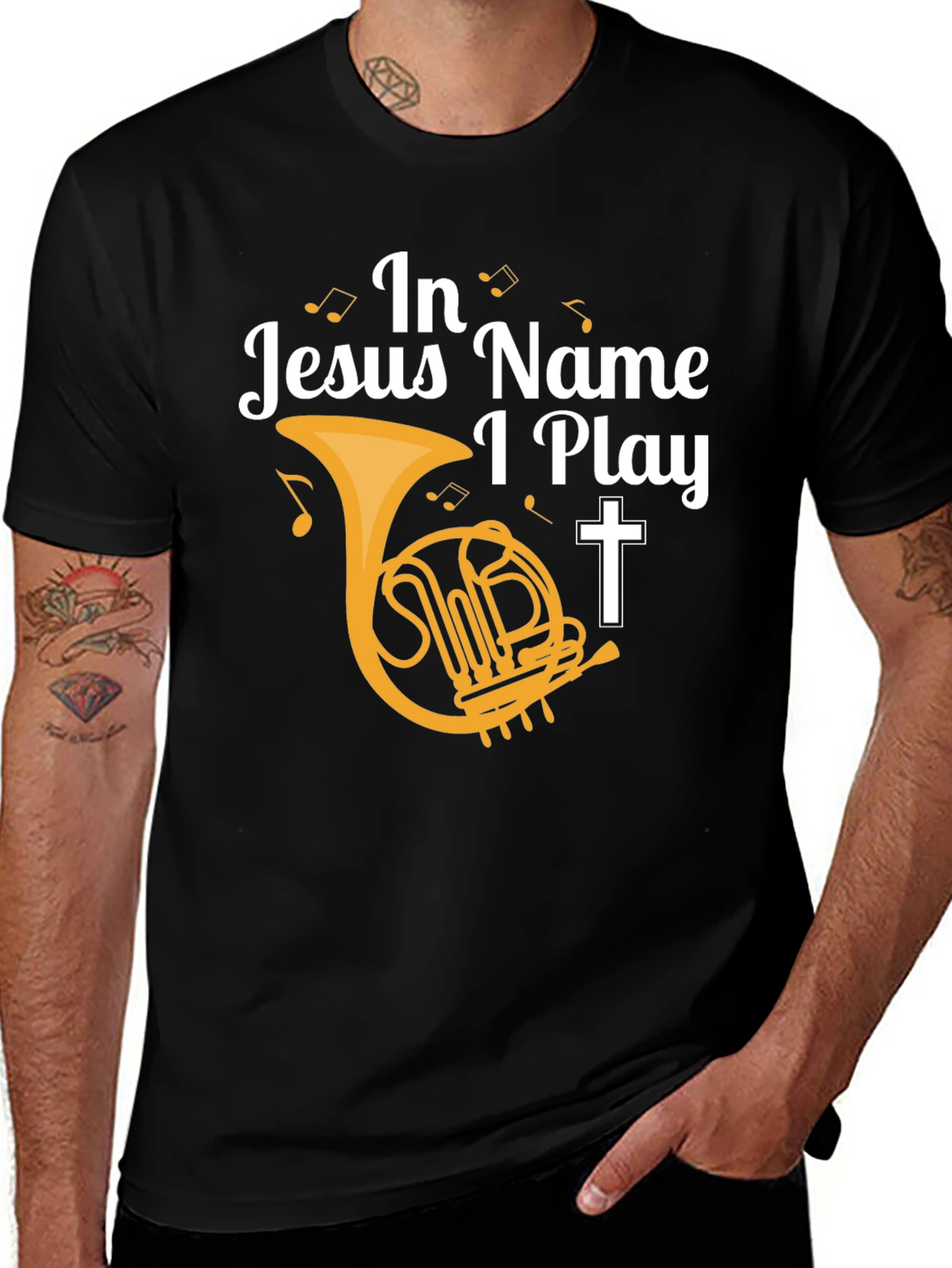 In Jesus Name I Play T-Shirt