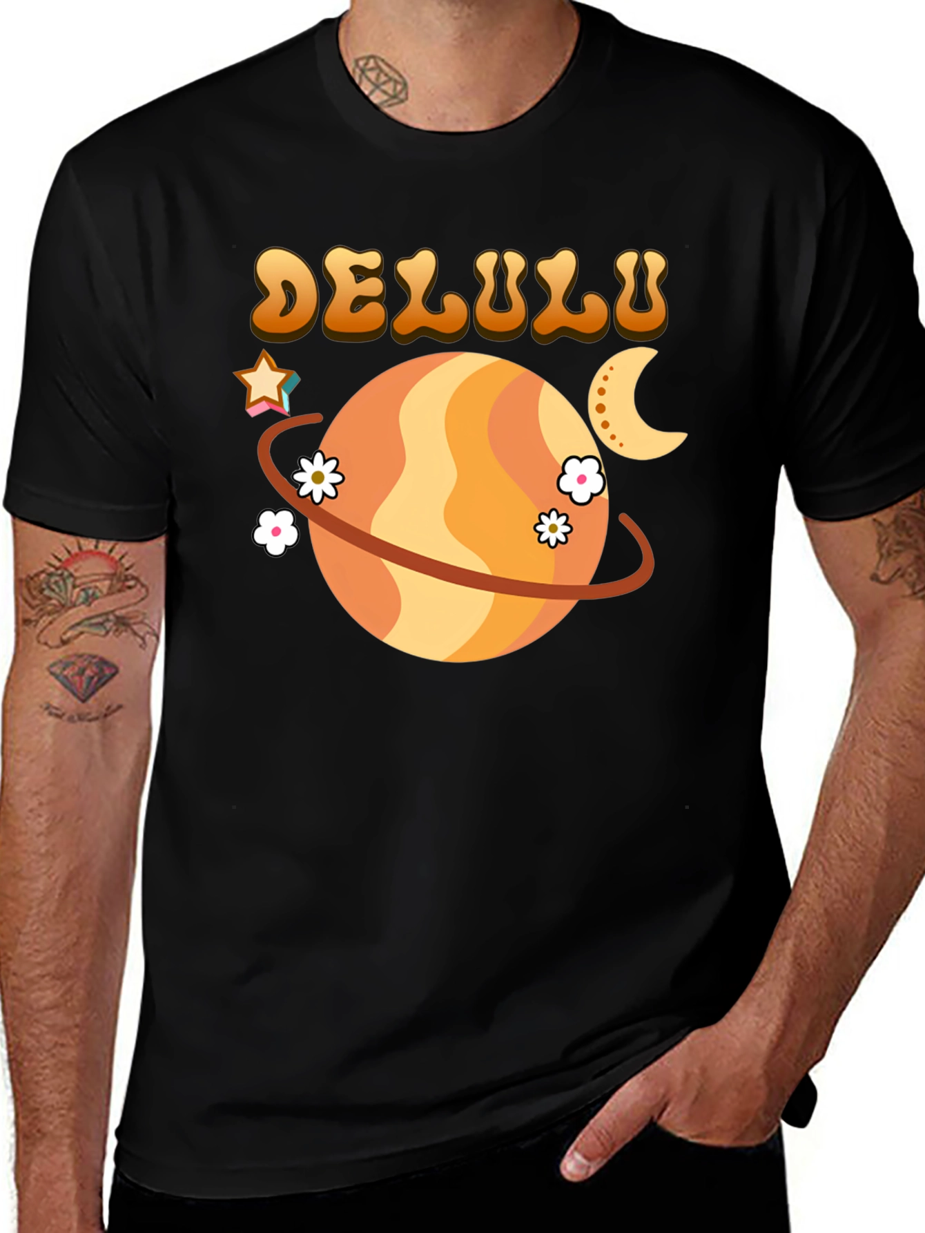 Variant 29 of Delulu Planet Graphic Tee
