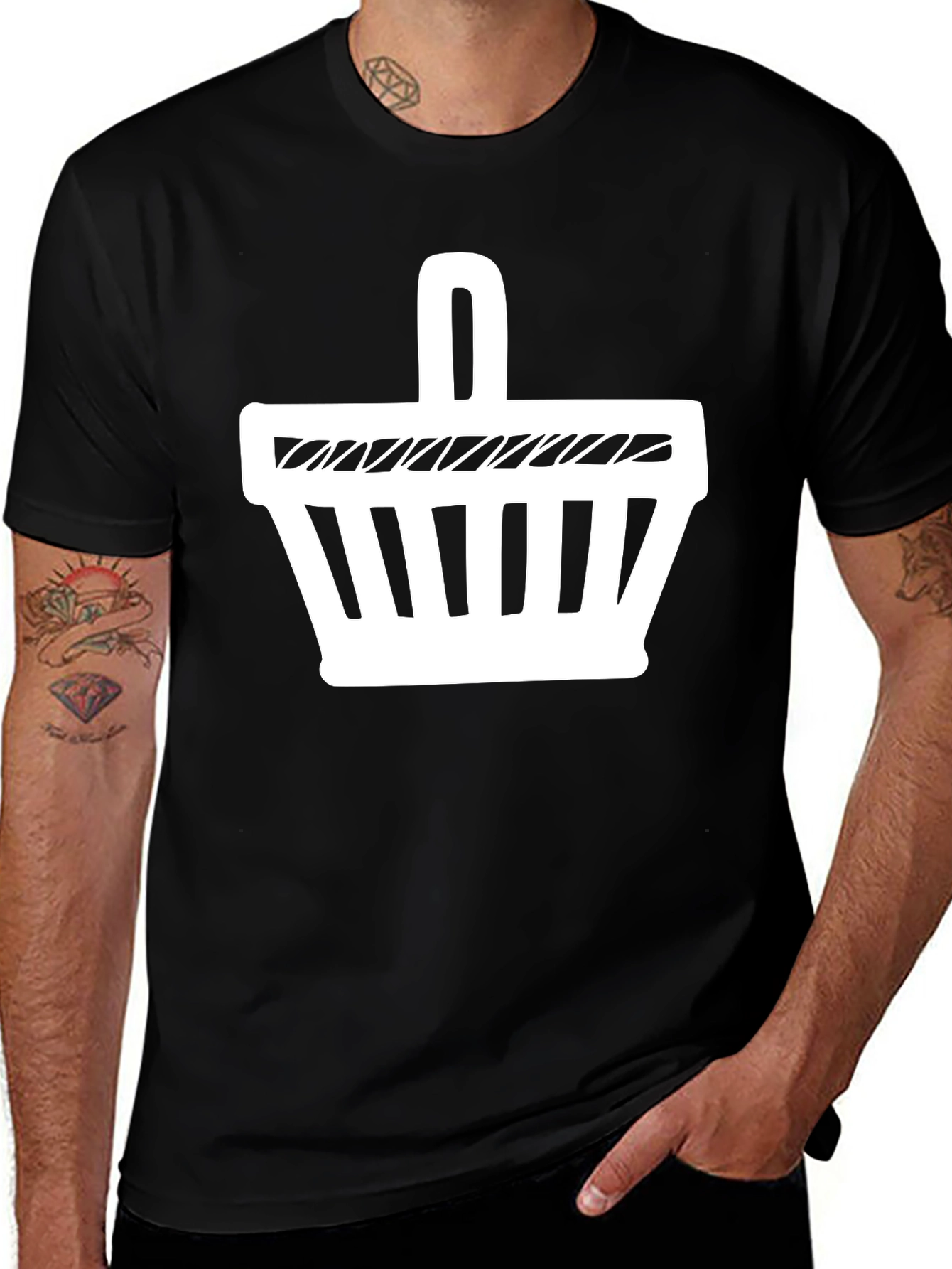 Basket Graphic Tee - Casual Cotton T-Shirt