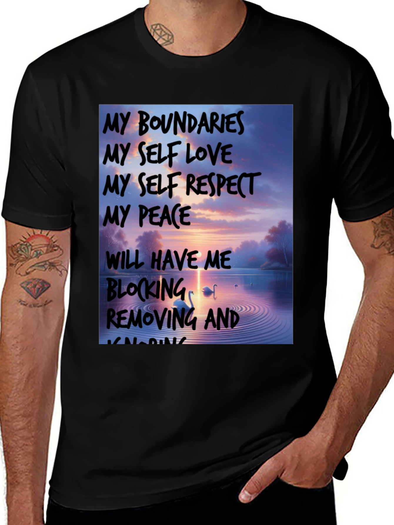 Boundaries & Self-Love Graphic Tee