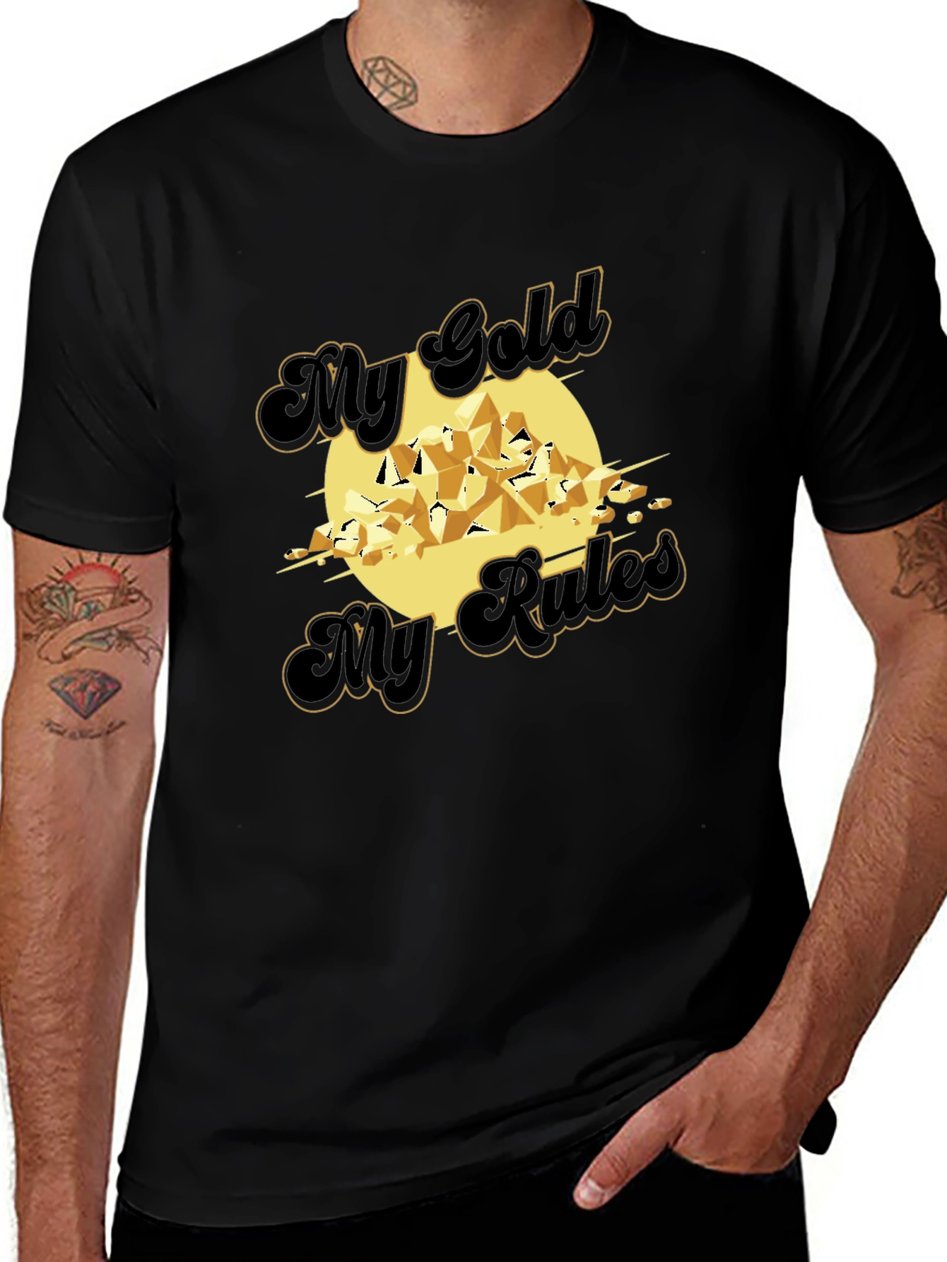 Variant 10 of My Gold My Rules Graphic T-Shirt