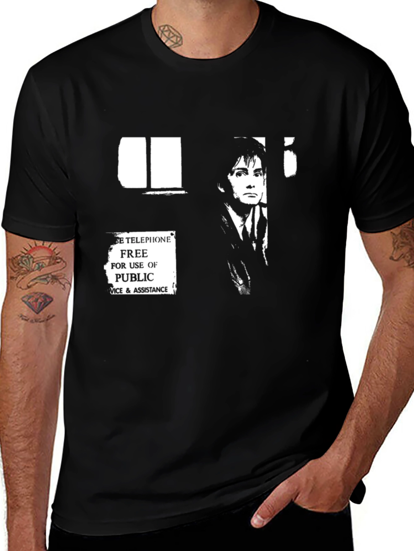 Variant 14 of Doctor Who Inspired Black T-Shirt