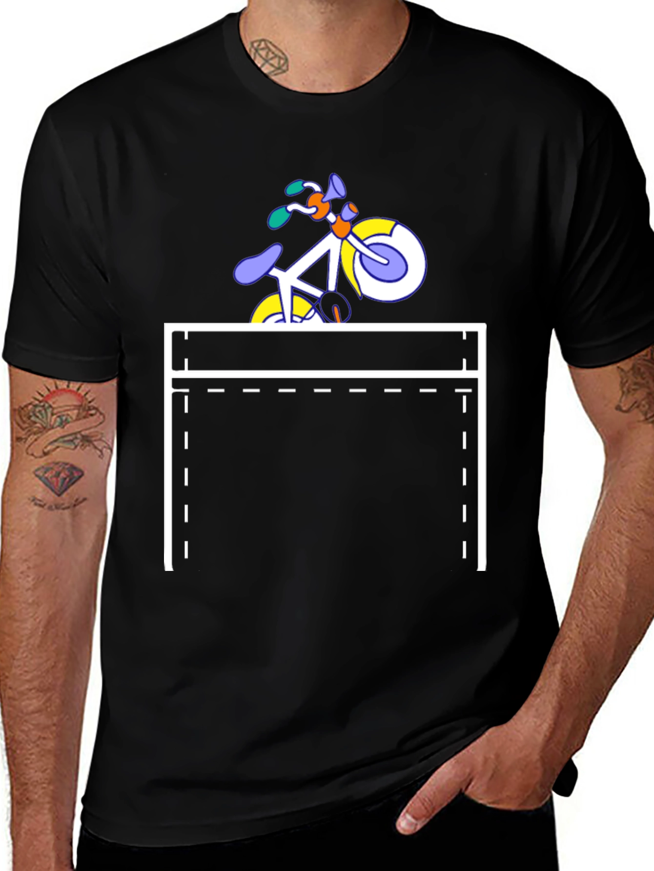 Variant 21 of Cool Pocket Bike Graphic Tee