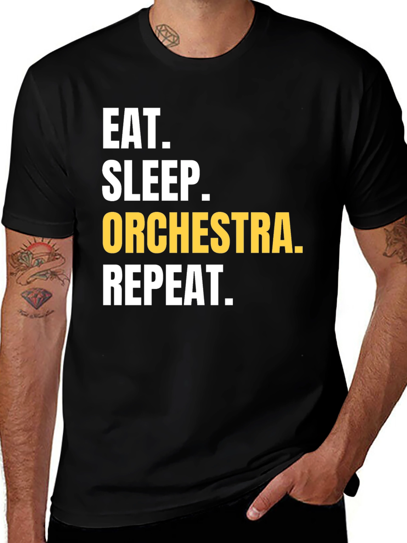 Eat Sleep Orchestra Repeat T-Shirt