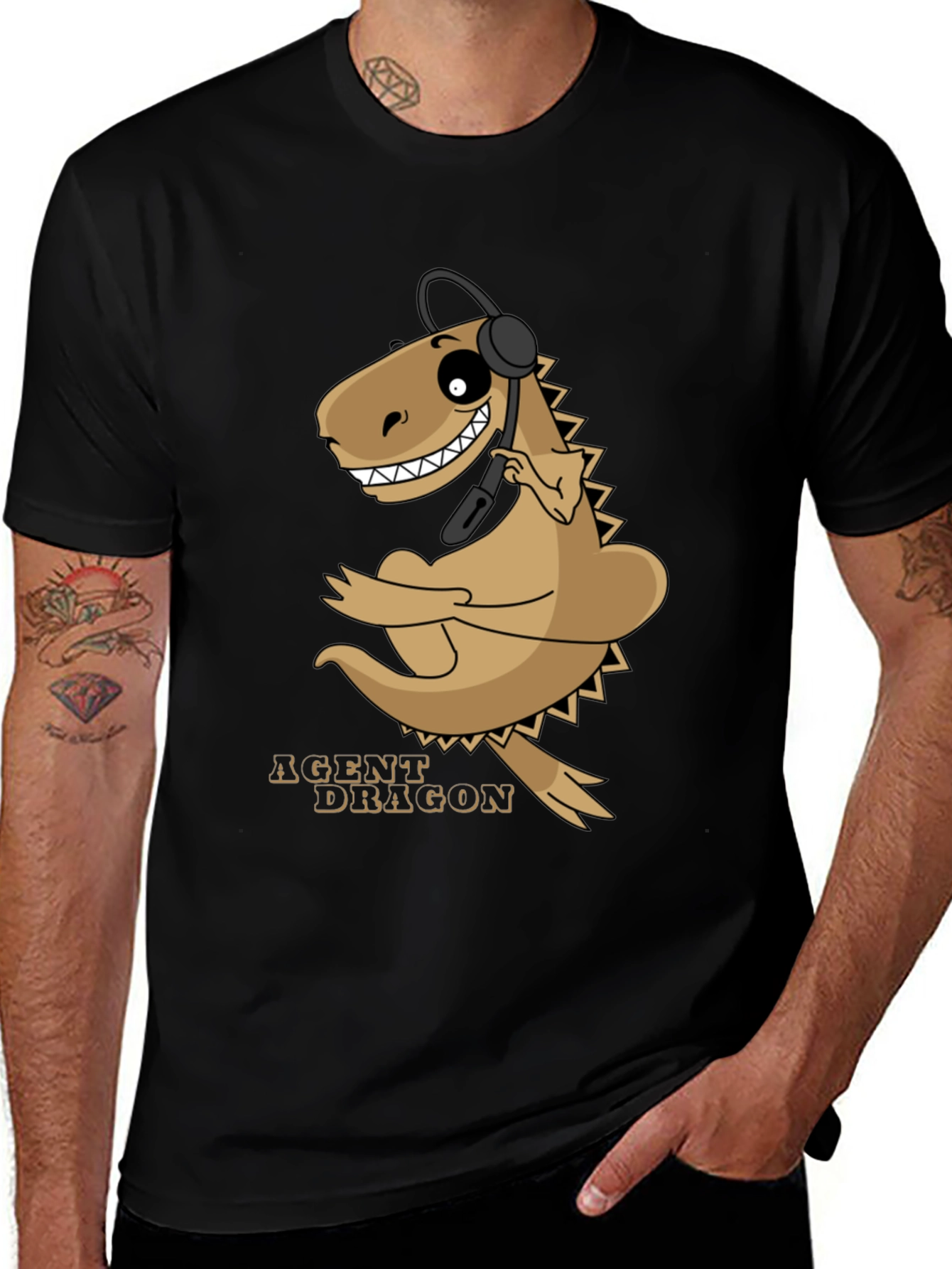 Variant 10 of Agent Dragon T-Shirt
