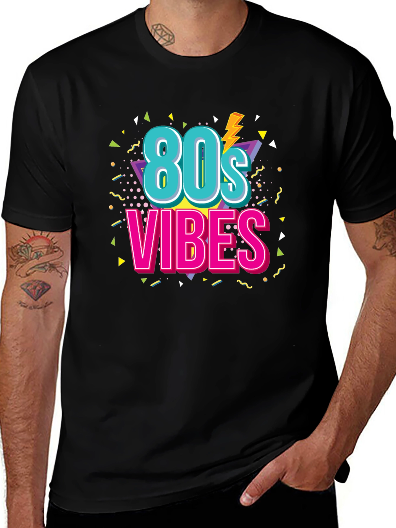 Variant 27 of Retro 80s Vibes T-Shirt - Classic Style