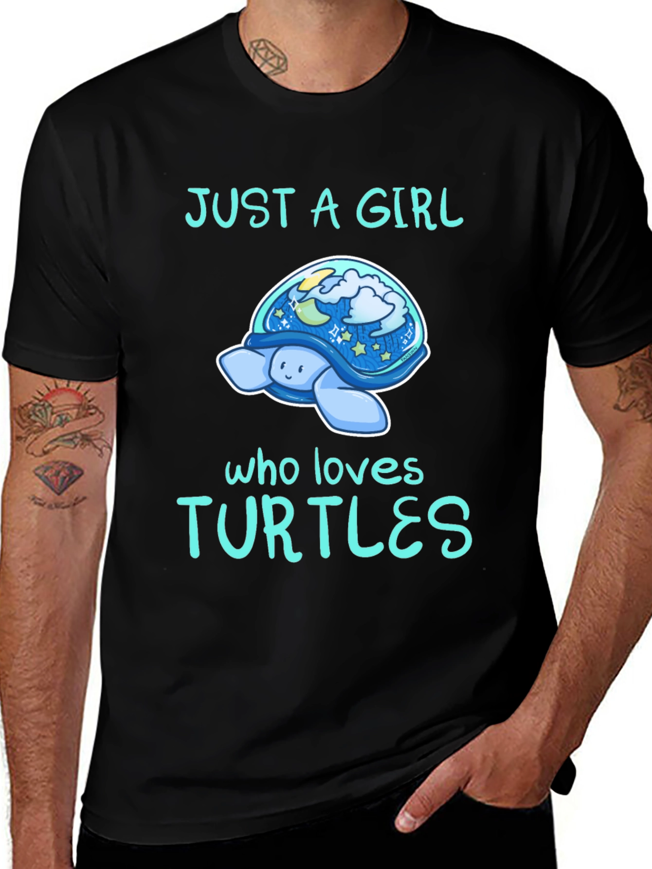 Variant 13 of Just A Girl Who Loves Turtles T-Shirt