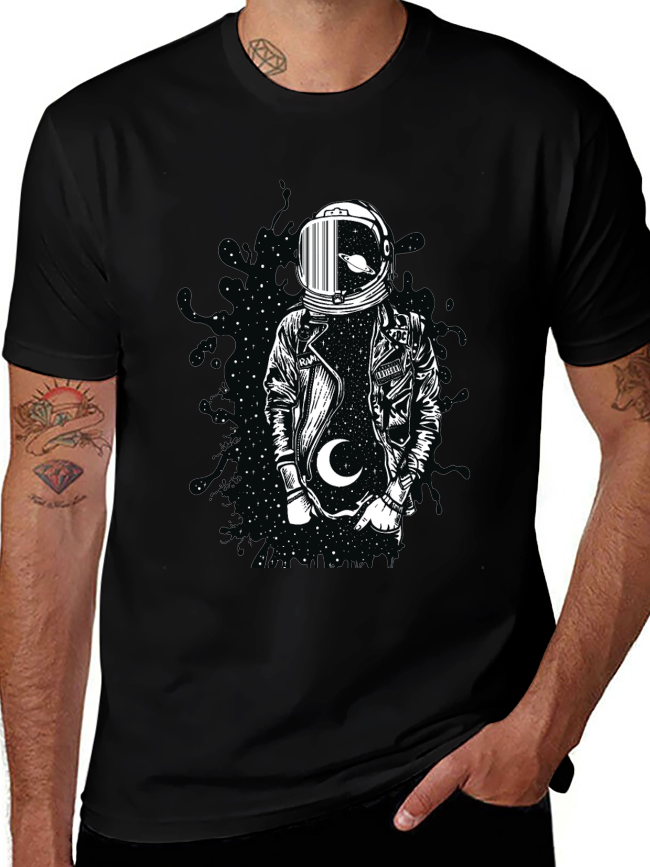 Variant 18 of Astronaut Graphic Tee - Space Explorer Style