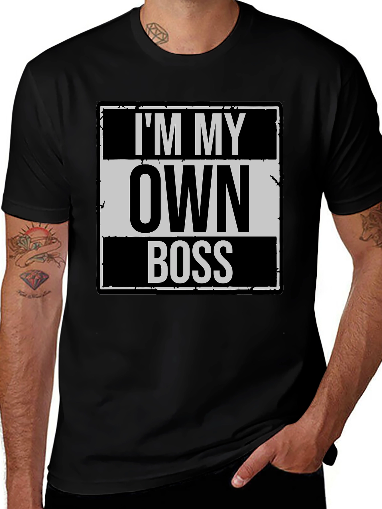 Variant 19 of I'm My Own Boss Graphic T-Shirt