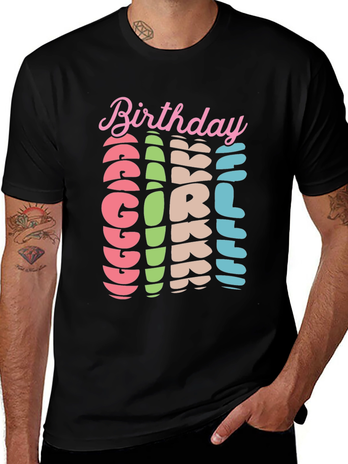 Birthday Girl Retro Graphic Tee - Trendy Celebration Shirt