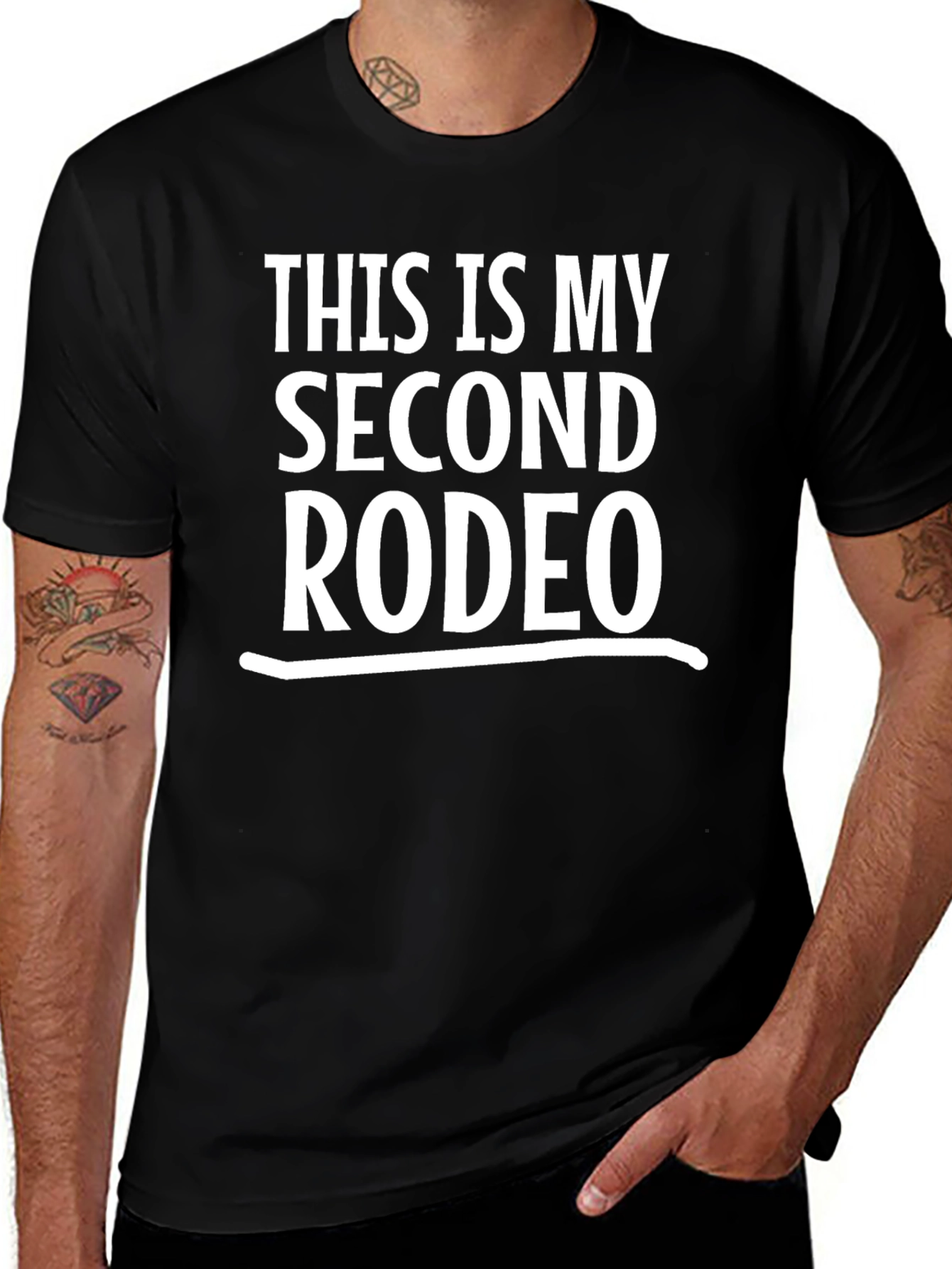 Variant 29 of This Is My Second Rodeo Funny Graphic Tee