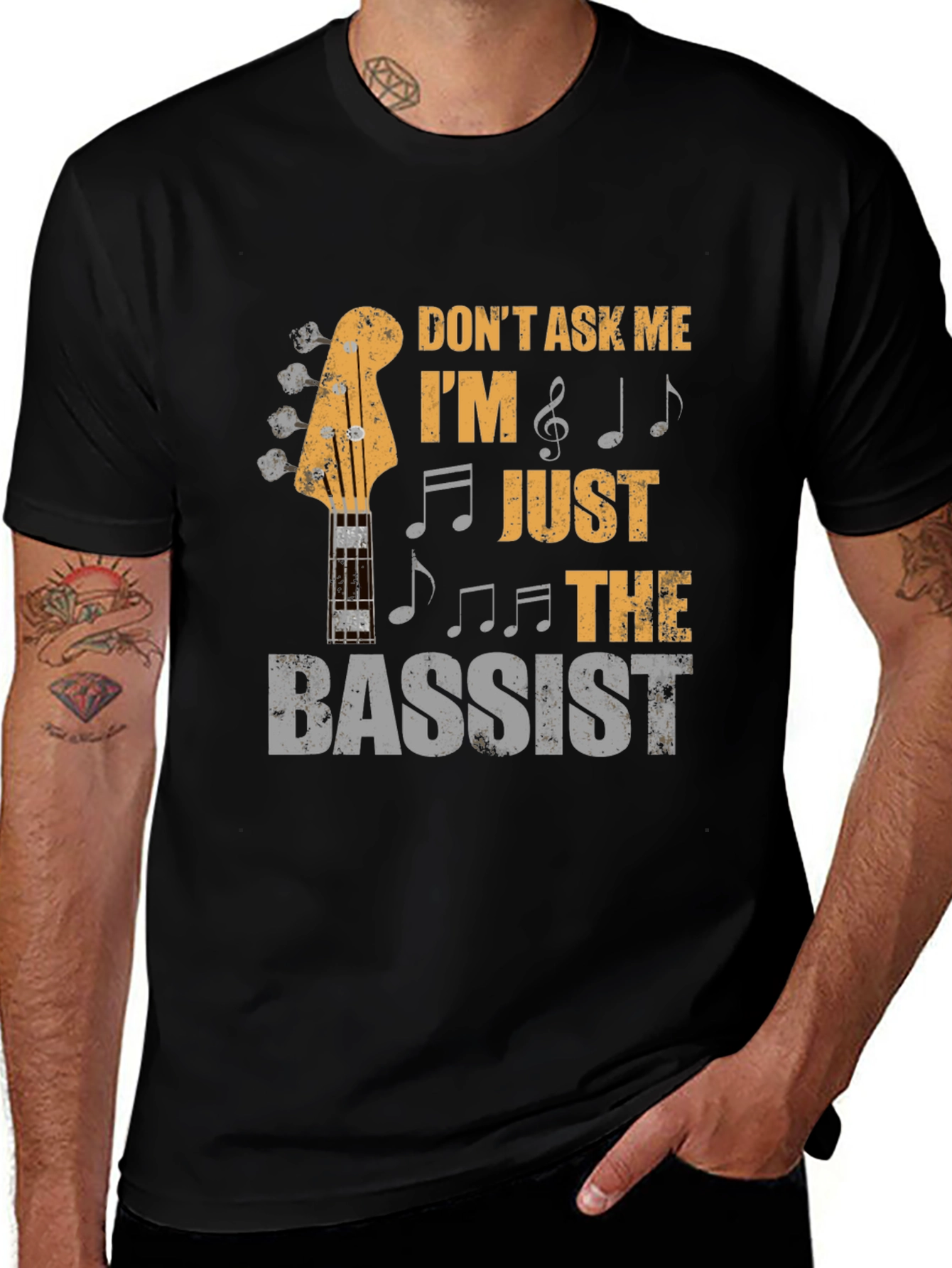 Variant 13 of Don't Ask Me Bassist T-Shirt