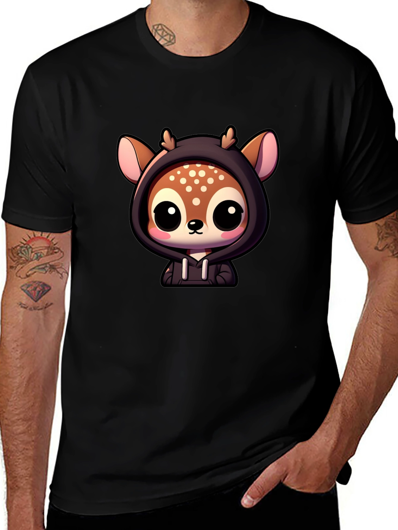 Variant 13 of Cute Deer Hoodie T-Shirt