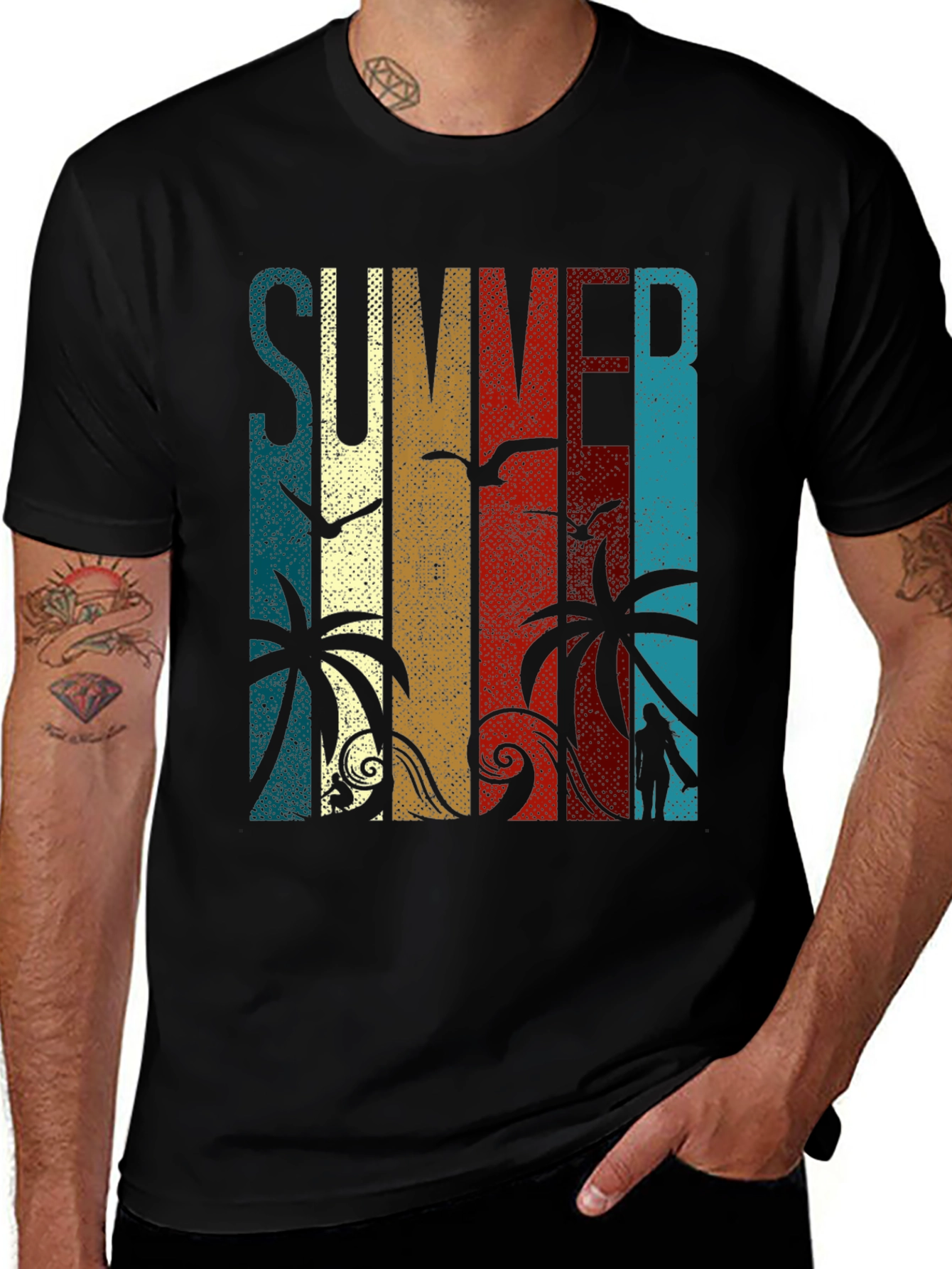 Variant 5 of Summer Beach Graphic Tee