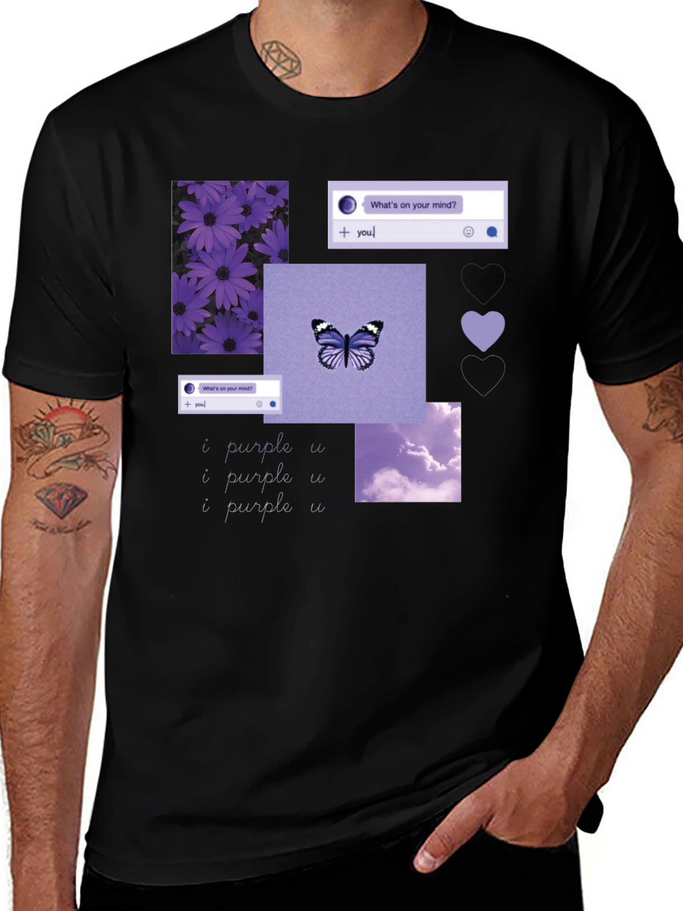 Variant 22 of Purple Aesthetic T-Shirt - Trendy Graphic Tee