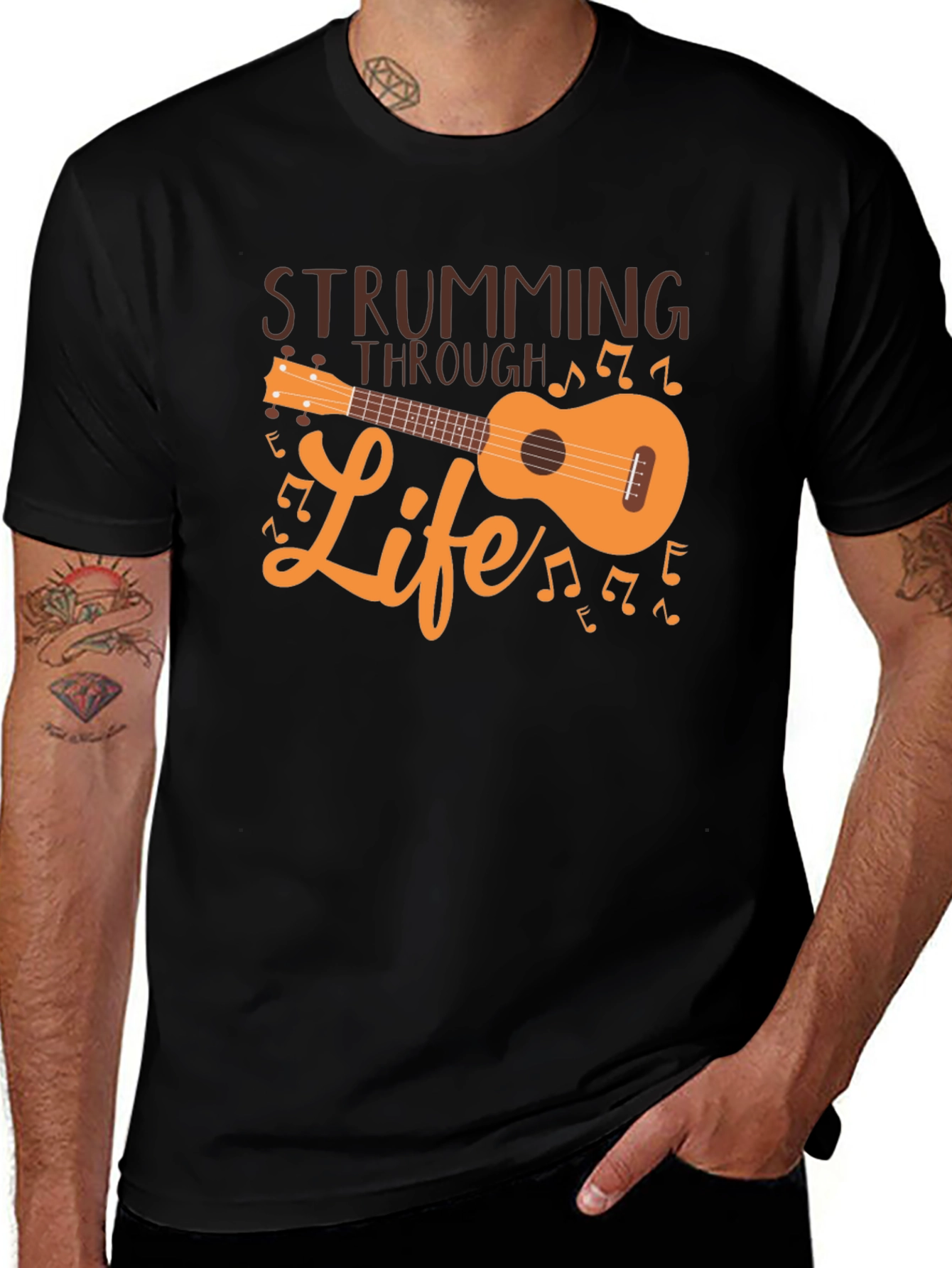 Variant 7 of Strumming Through Life T-Shirt