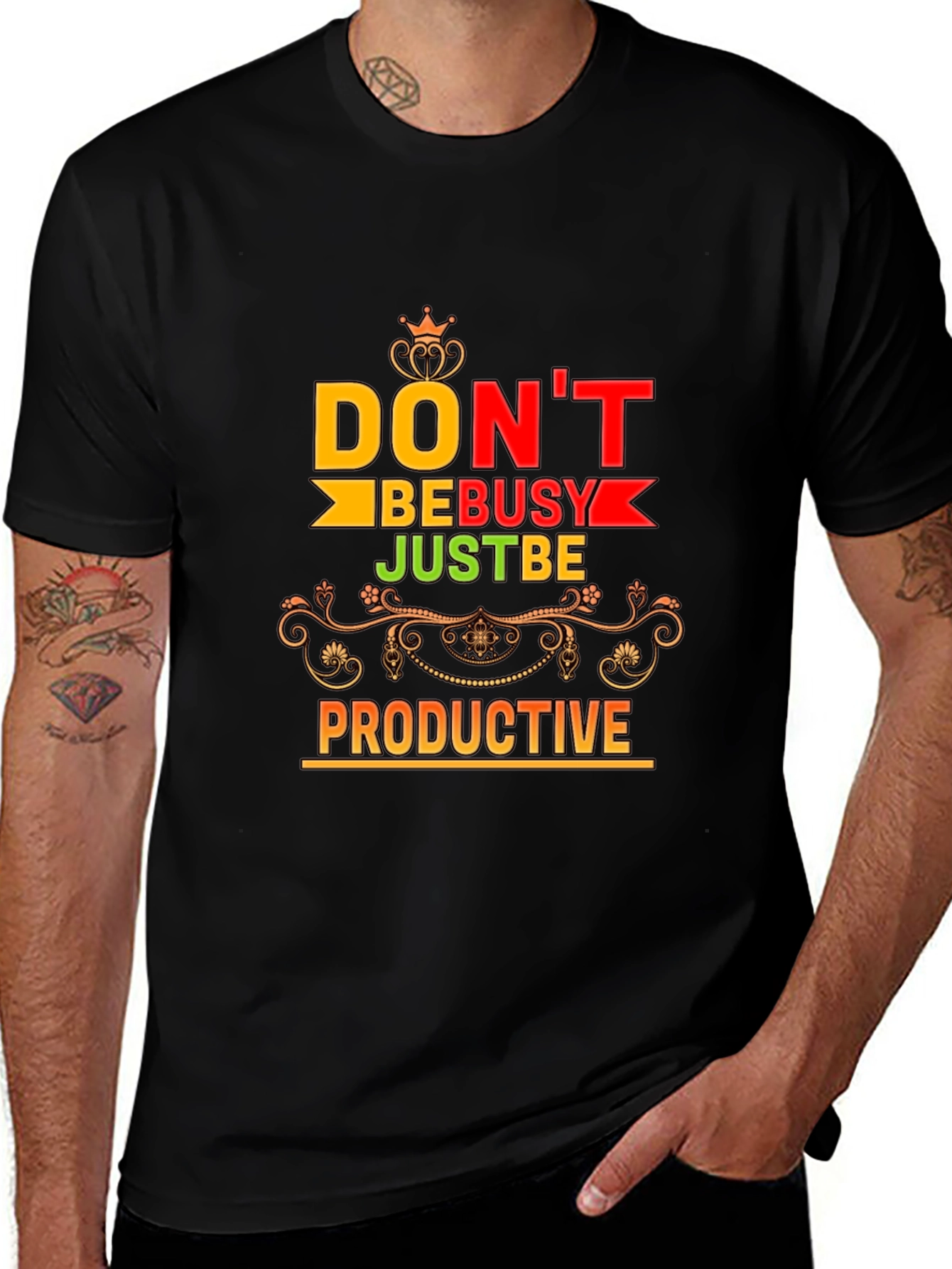 Variant 3 of Don't Be Busy, Just Be Productive T-Shirt