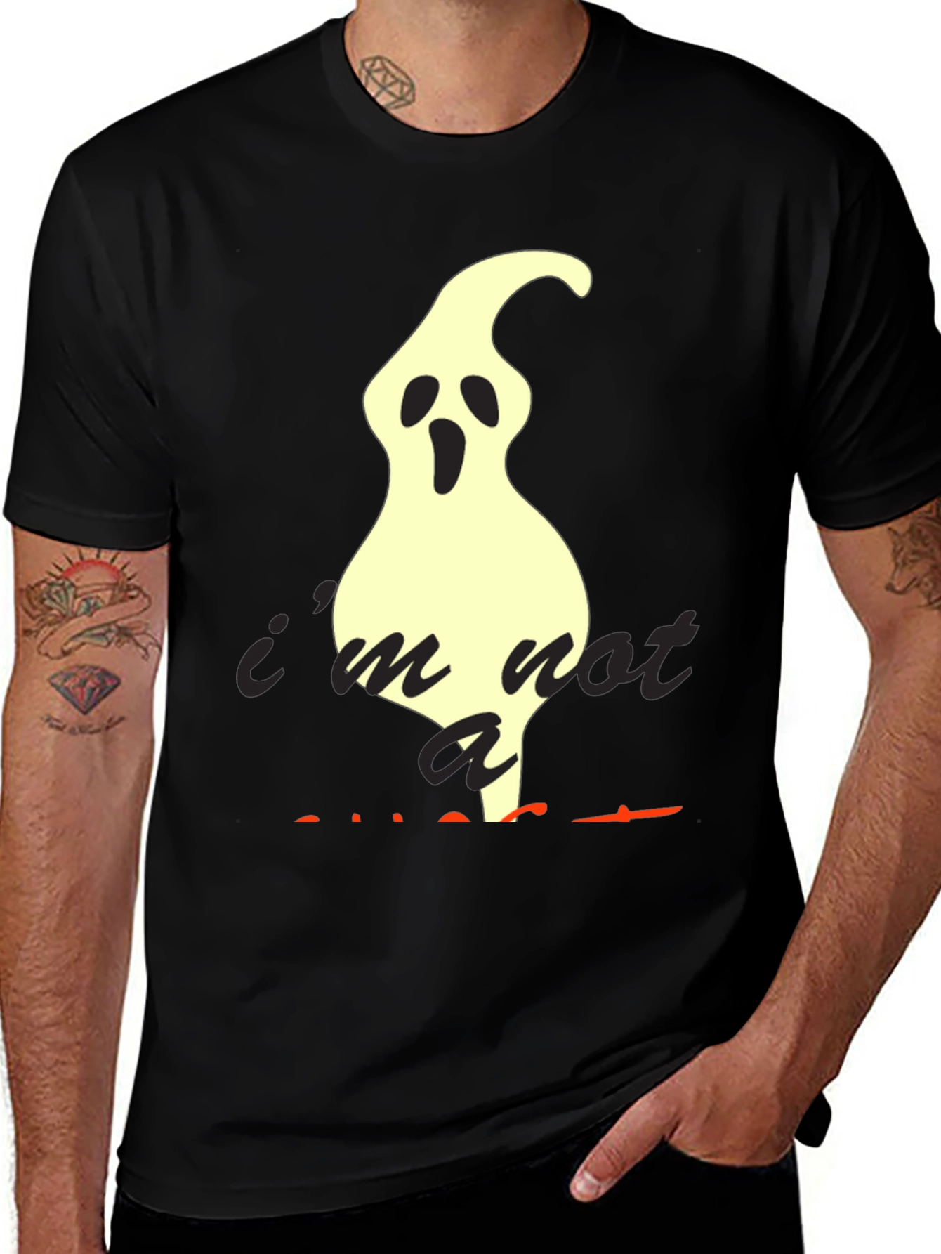 I'm Not a Sheet - Ghost T-Shirt