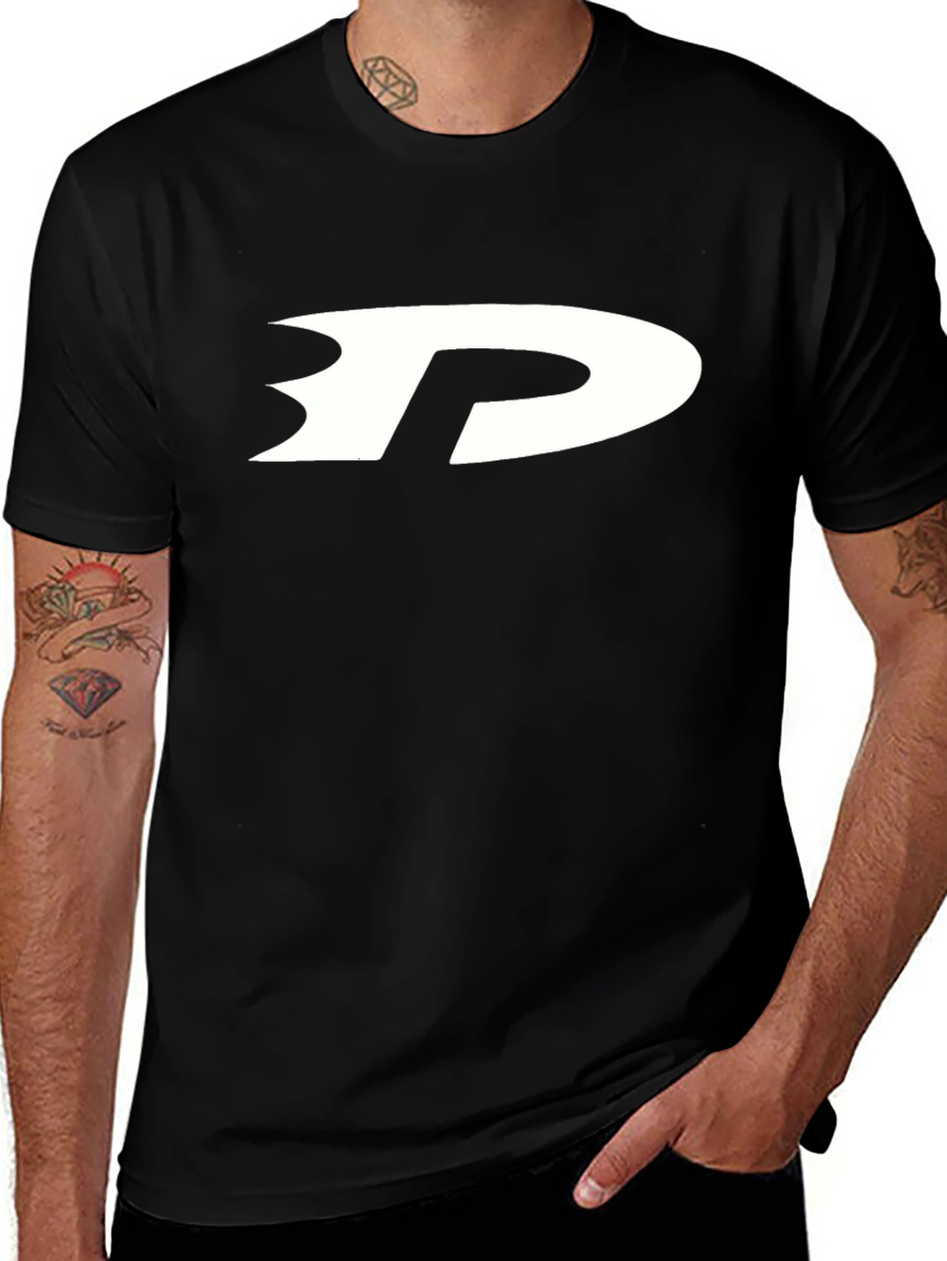 Variant 26 of Danny Phantom Logo T-Shirt - Black