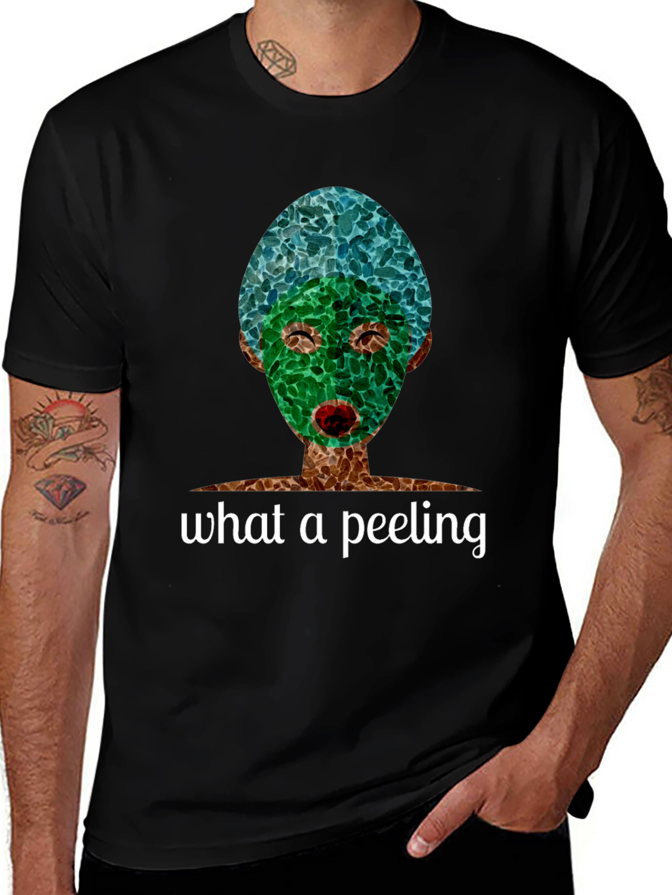 Variant 26 of What a Peeling T-Shirt | Funny Spa Day Tee