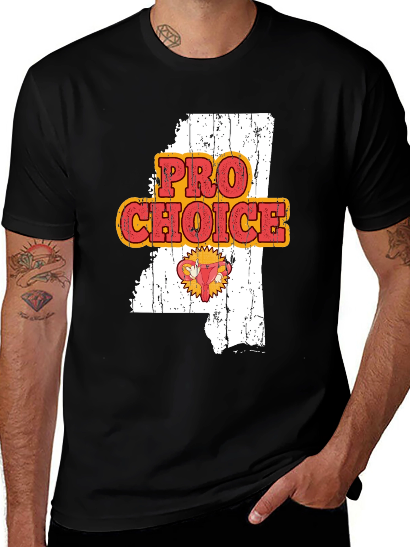 Variant 6 of Pro Choice Mississippi State T-Shirt
