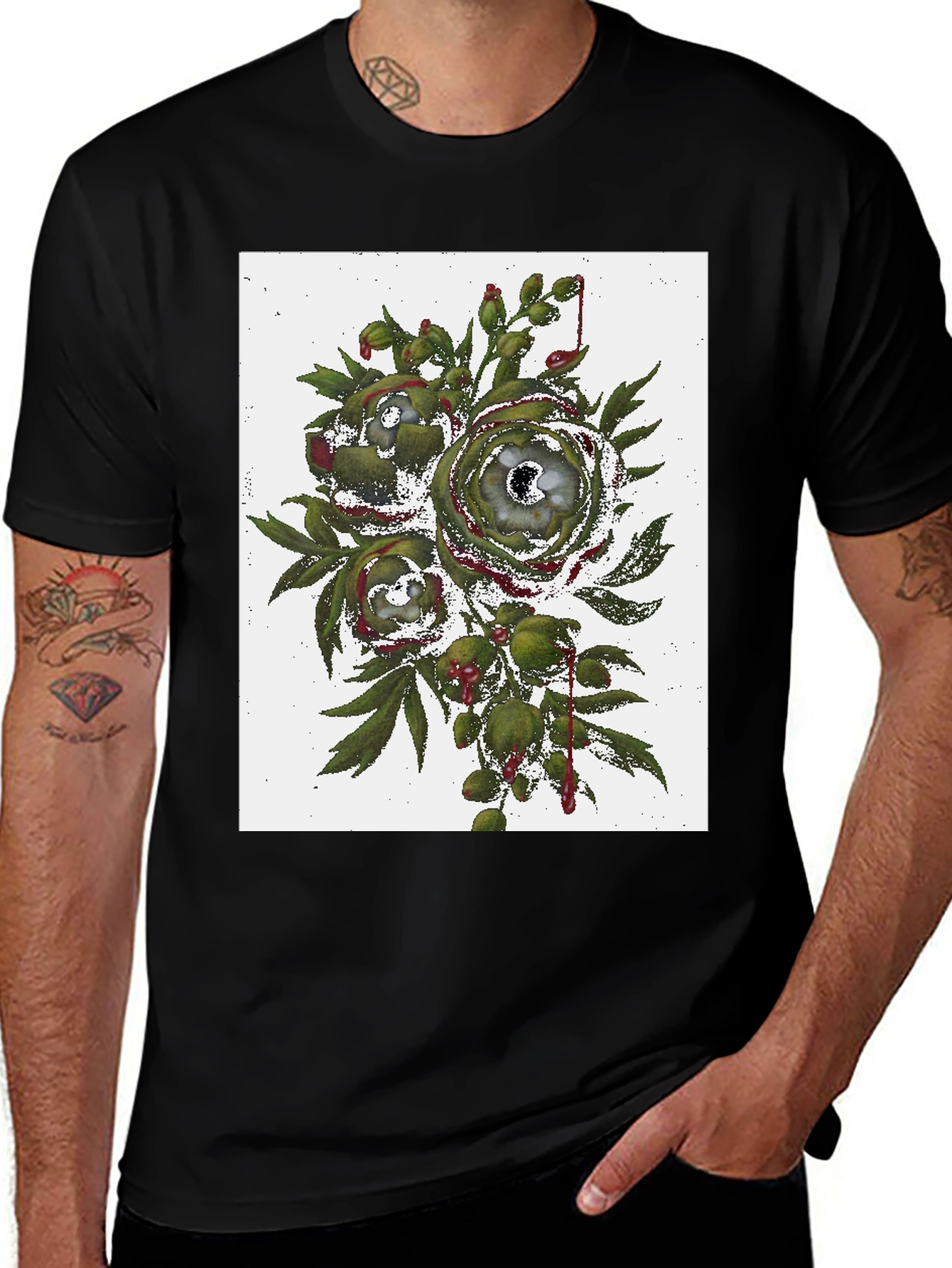 Variant 8 of Floral Eye Graphic Tee