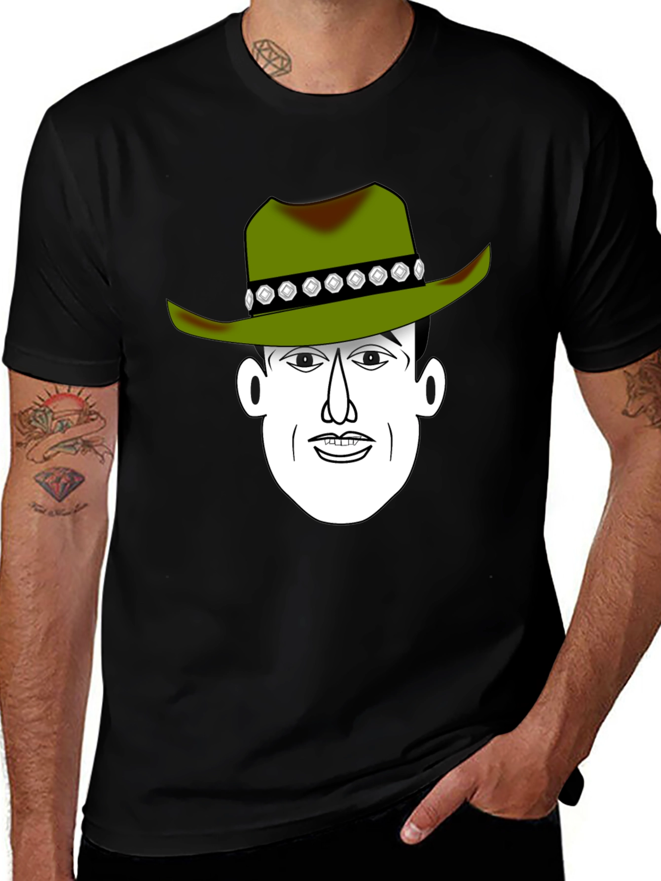 Variant 24 of Cartoon Cowboy Graphic Tee