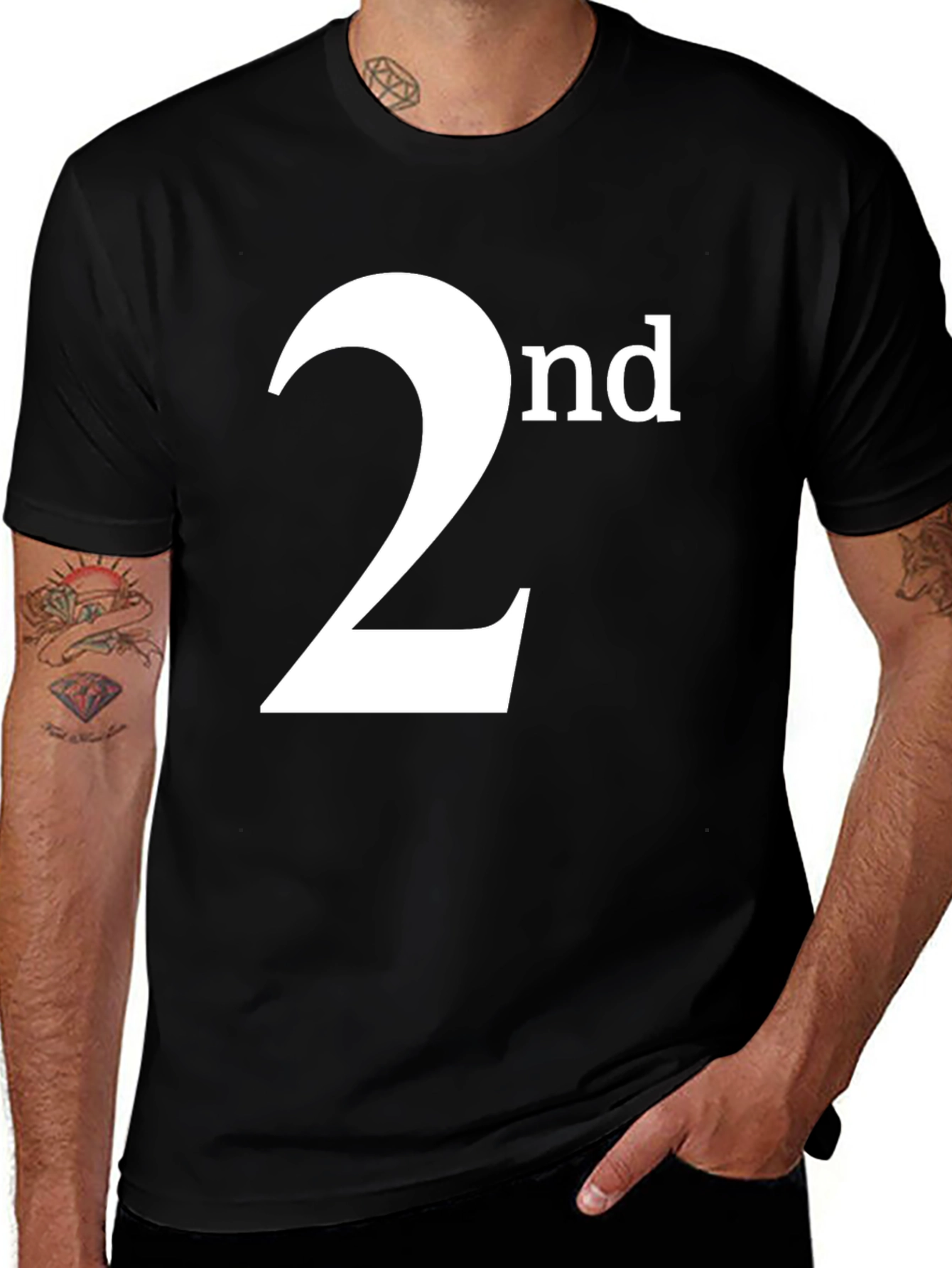 Variant 25 of 2nd Place Black T-Shirt