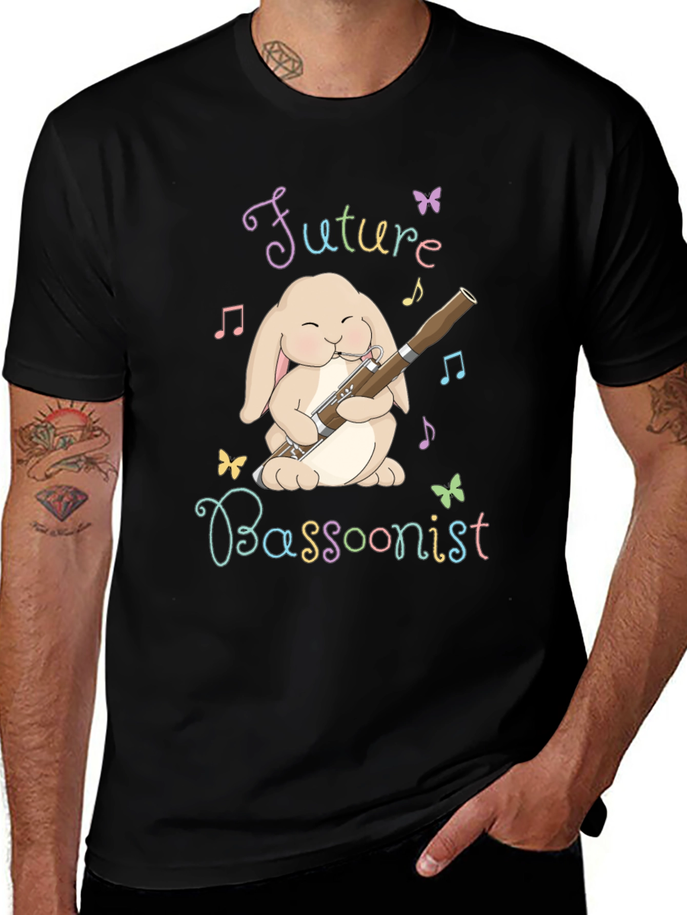 Variant 27 of Future Bassoonist Bunny Graphic Tee