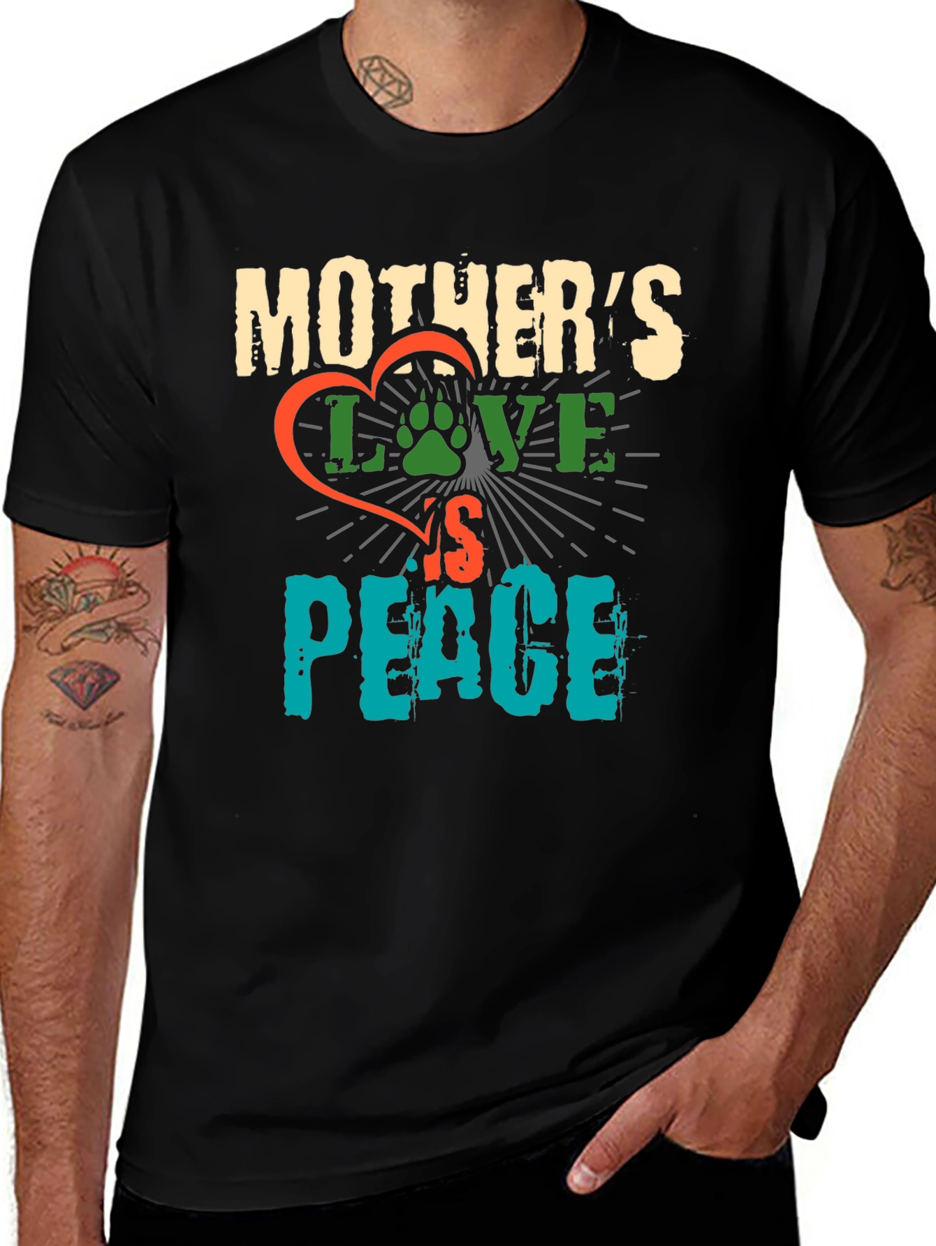 Variant 30 of Mother's Love is Peace T-Shirt