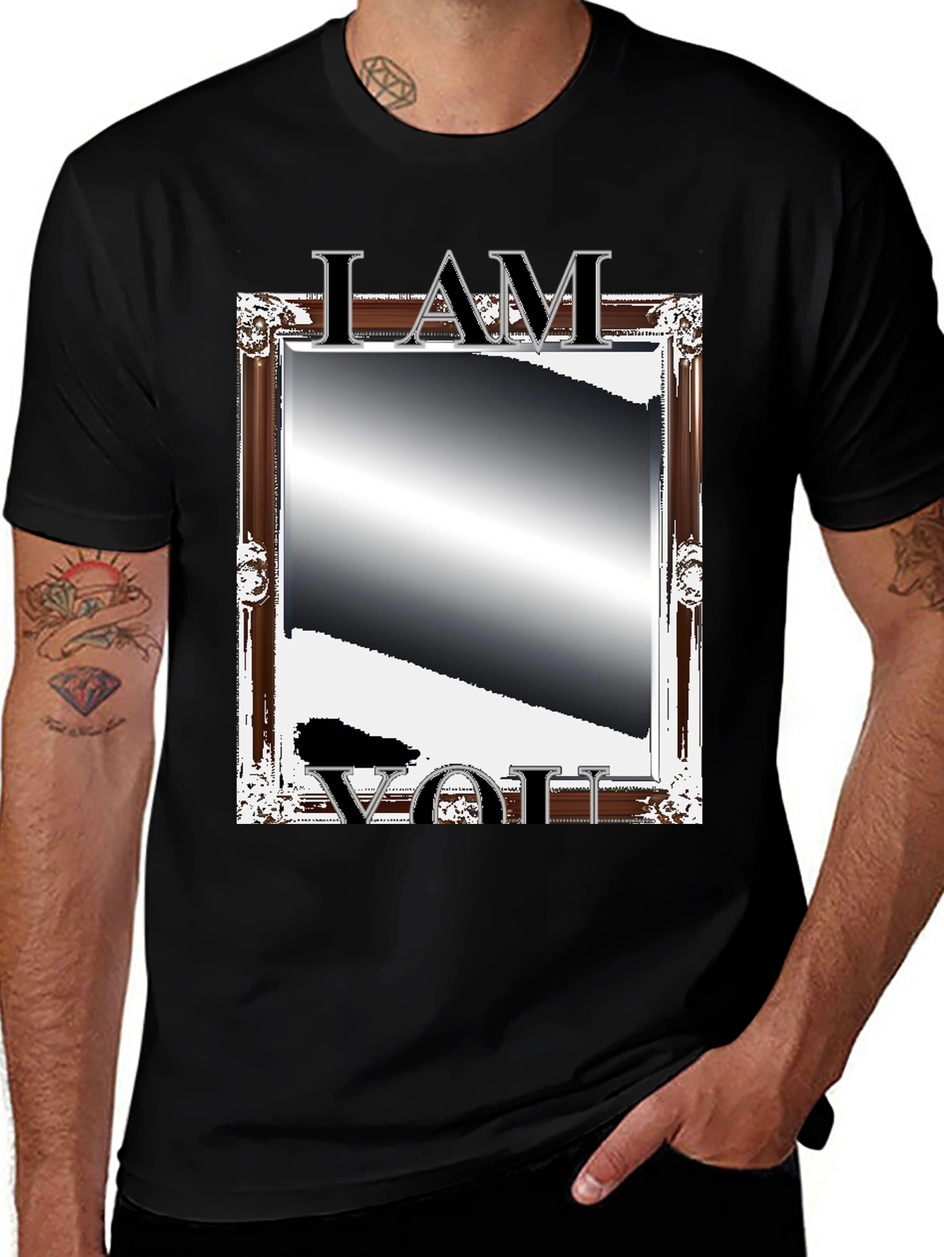Variant 19 of I AM YOU Mirror Graphic T-Shirt