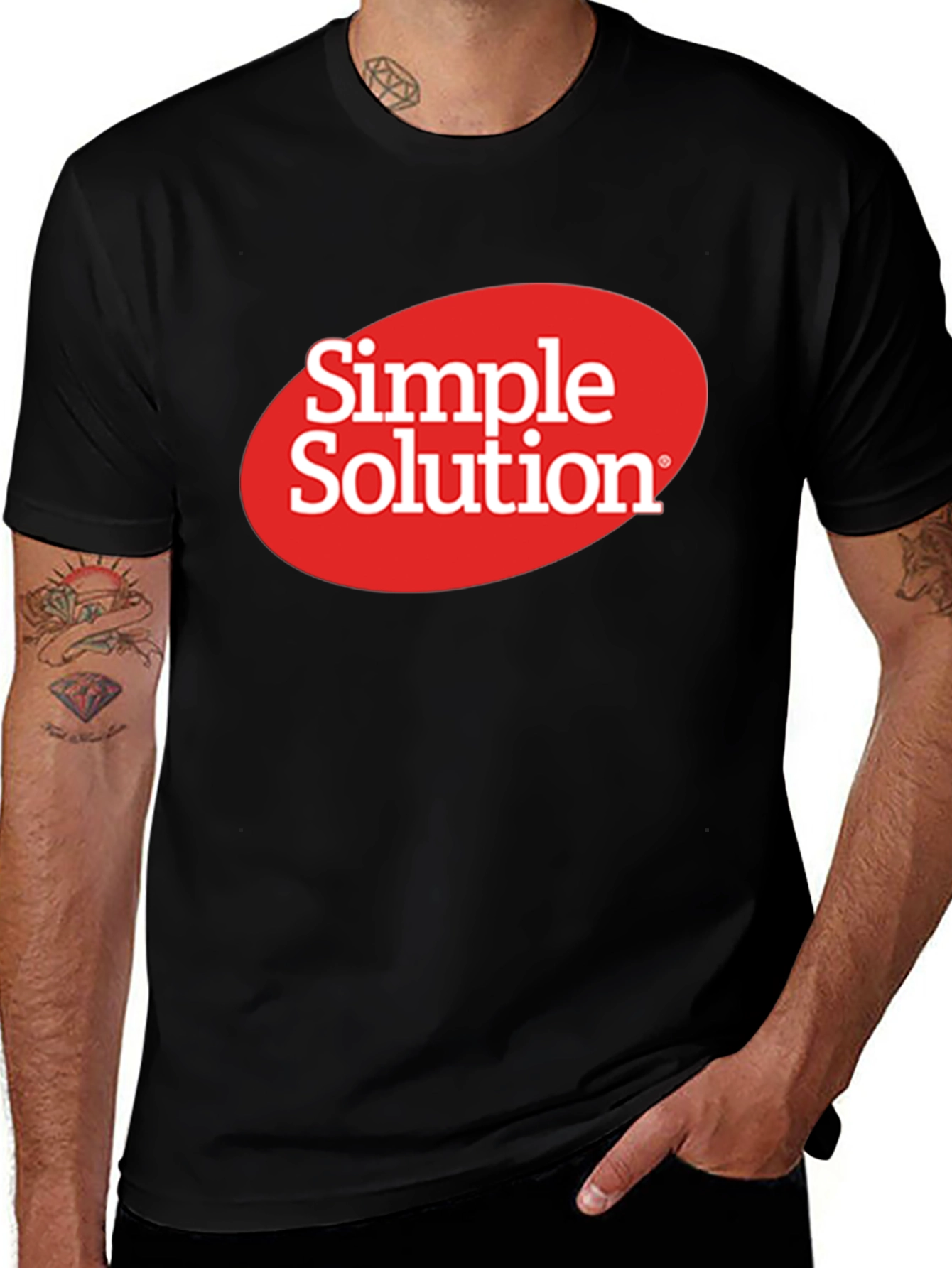 Variant 20 of Simple Solution Black T-Shirt