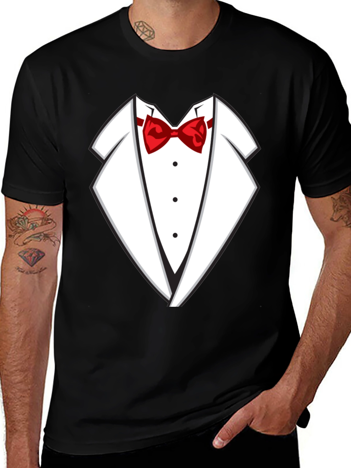 Variant 6 of Tuxedo T-Shirt - Funny Formal Wear Graphic Tee