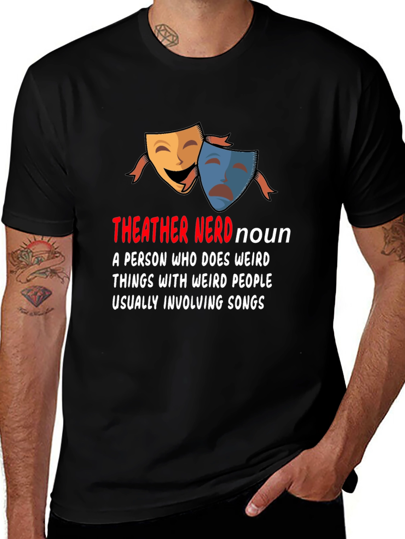 Theater Nerd T-Shirt - Drama Lover Tee
