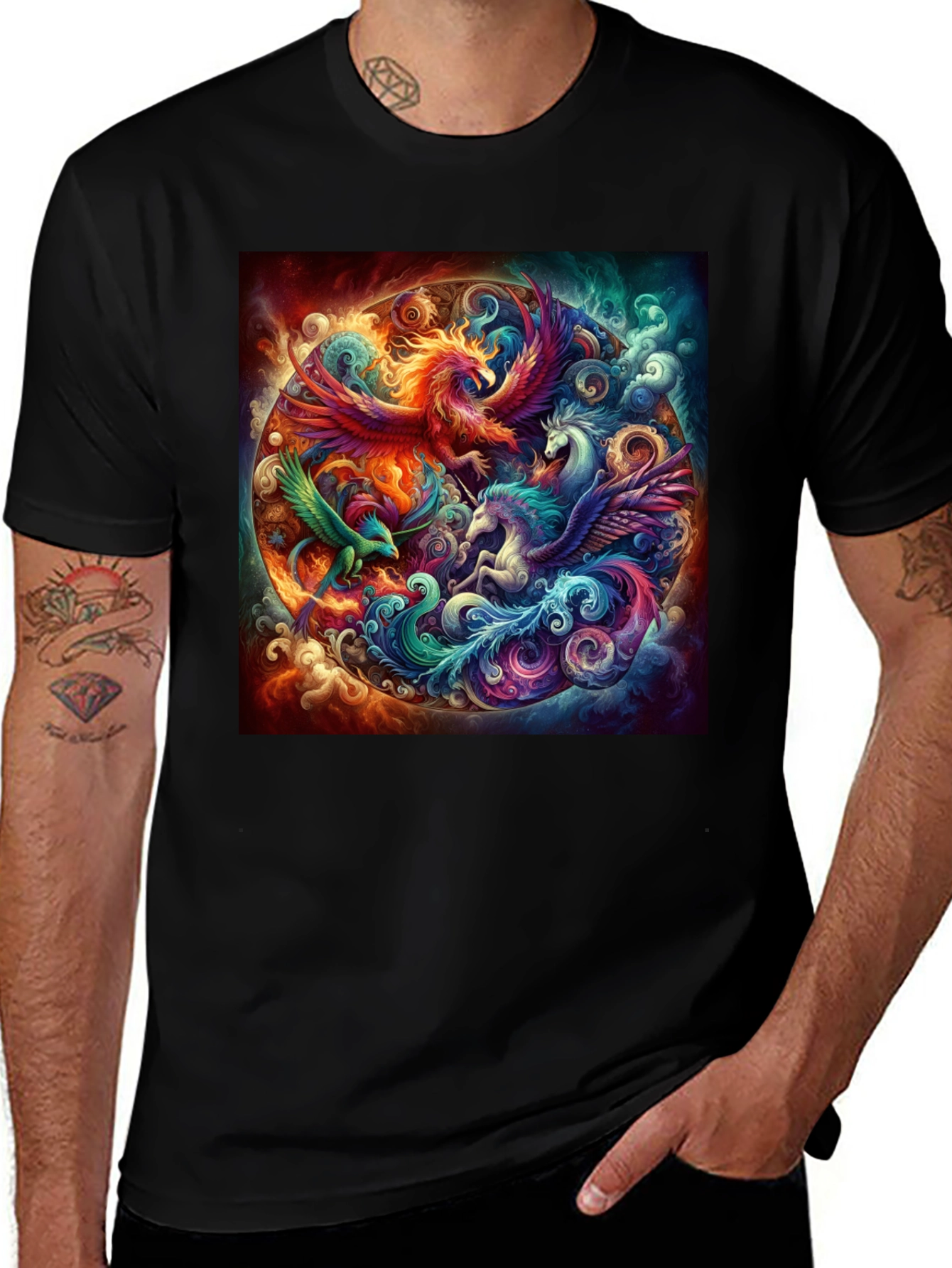 Variant 26 of Mythical Creatures Graphic Tee