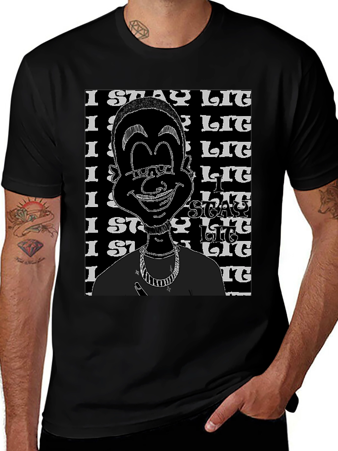 Variant 3 of I Stay Lit T-Shirt - Graphic Tee